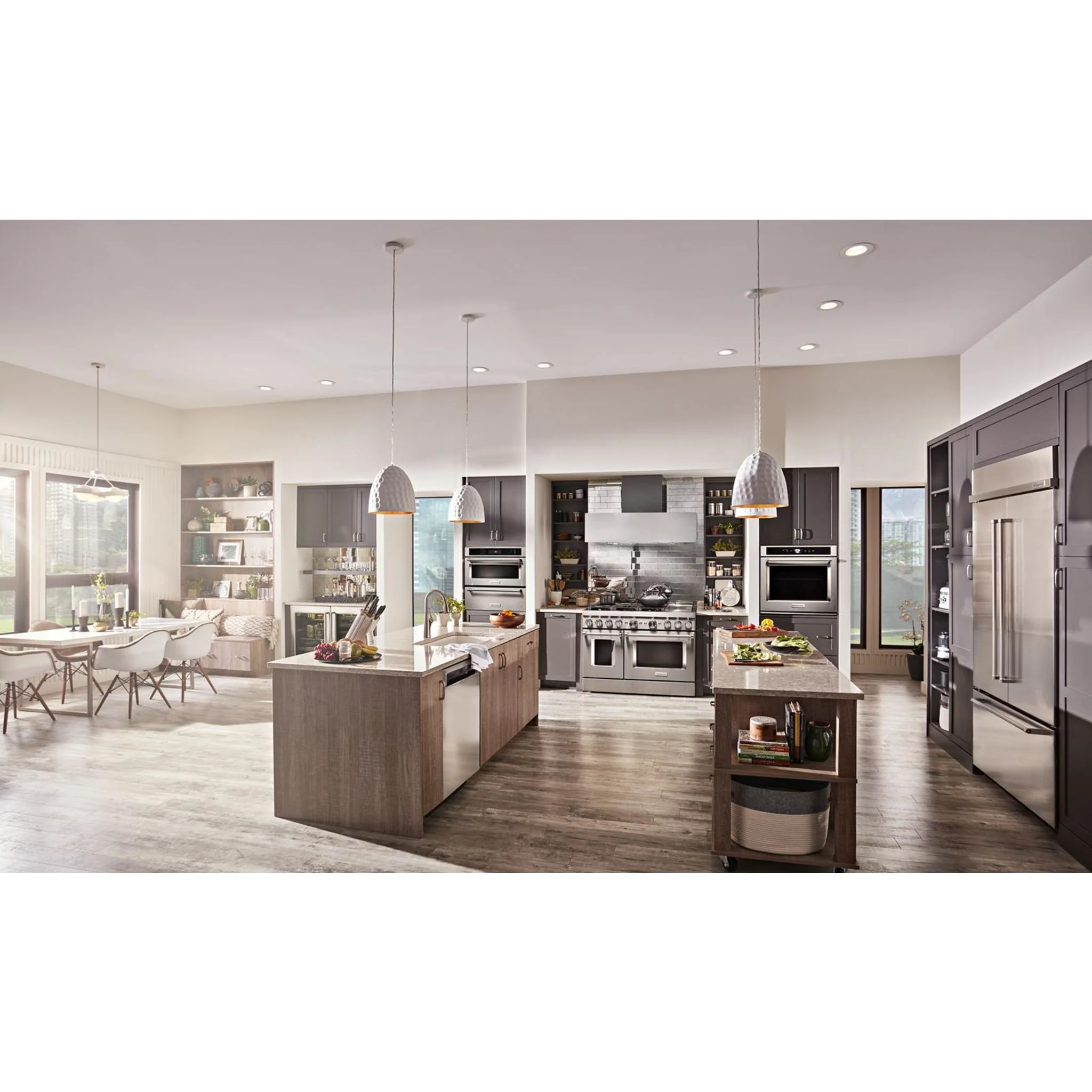 KitchenAid  48'' Smart Commercial-Style Dual Fuel Range with Griddle - Stainless Steel (KFDC558JSS) - Image 25