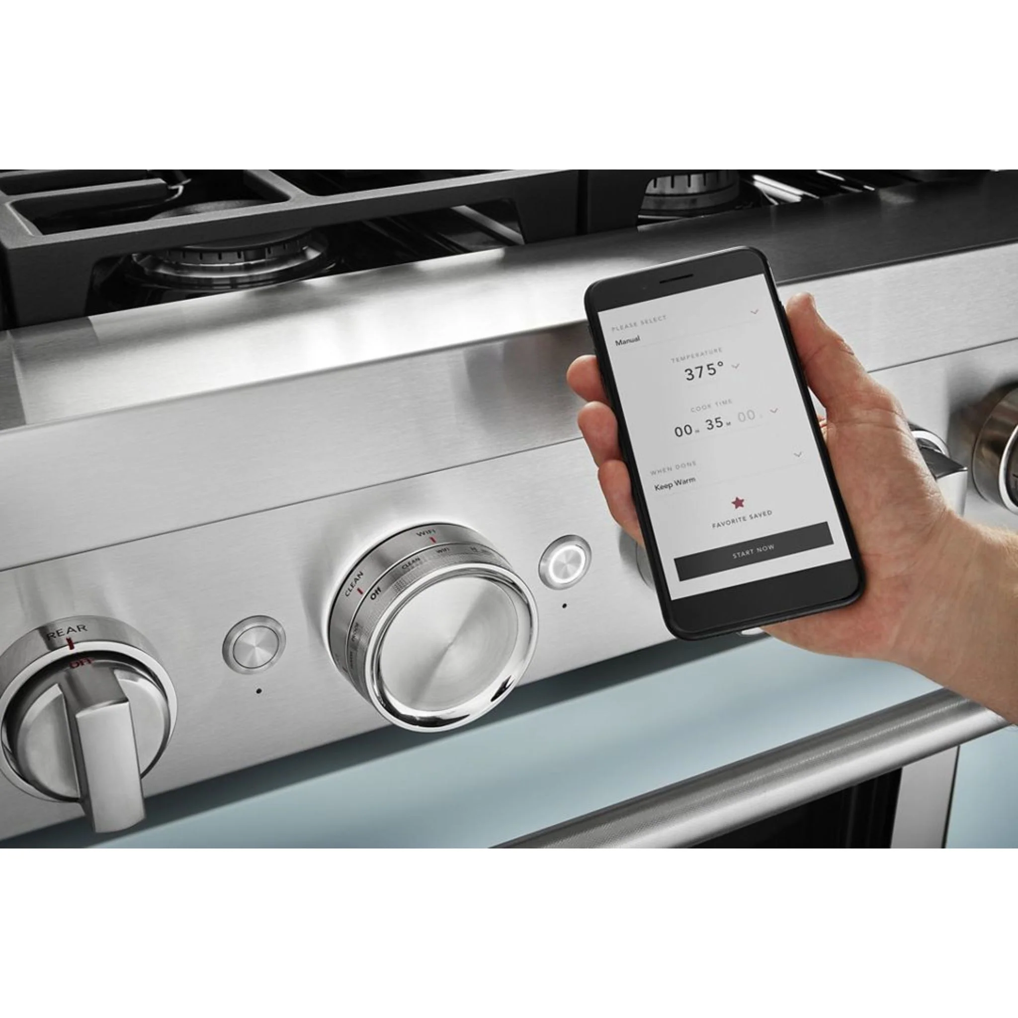 KitchenAid  48'' Smart Commercial-Style Dual Fuel Range with Griddle - Stainless Steel (KFDC558JSS) - Image 32