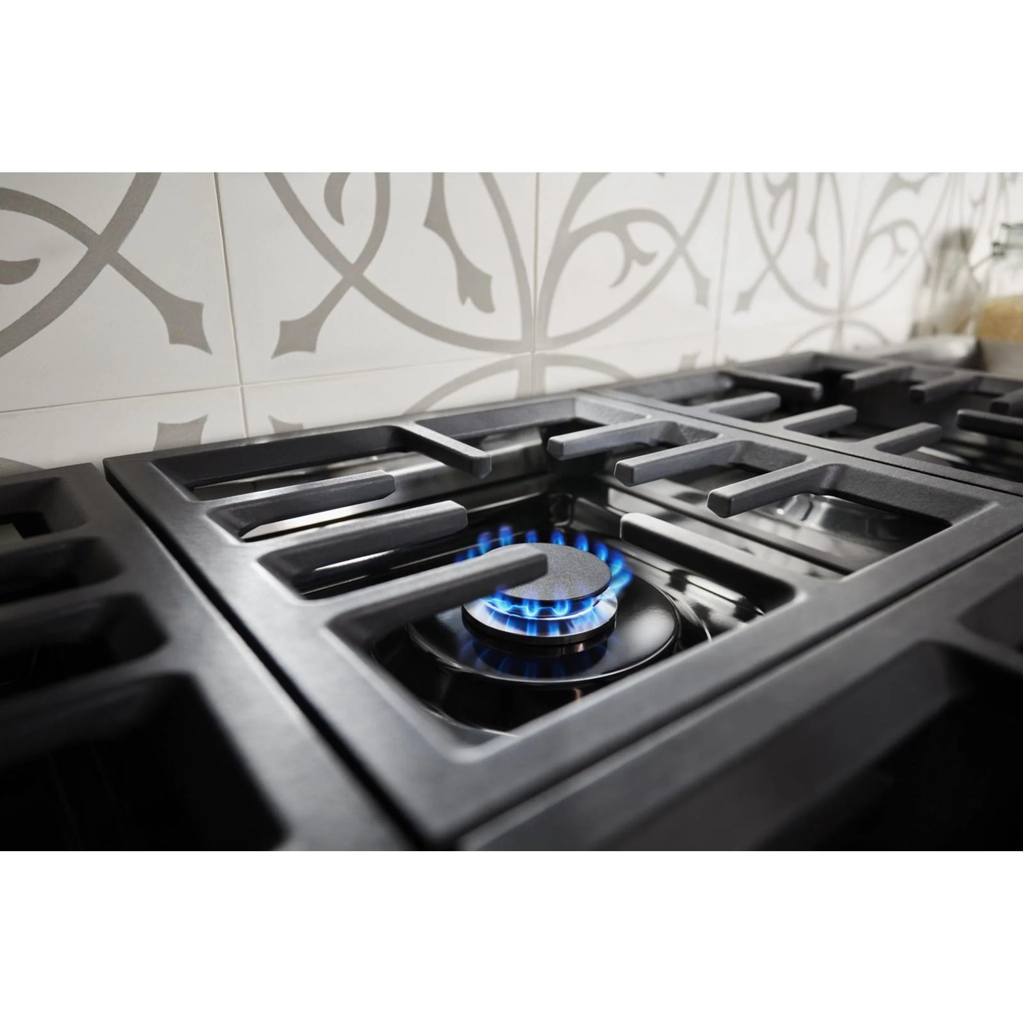 KitchenAid  48'' Smart Commercial-Style Dual Fuel Range with Griddle - Stainless Steel (KFDC558JSS) - Image 48