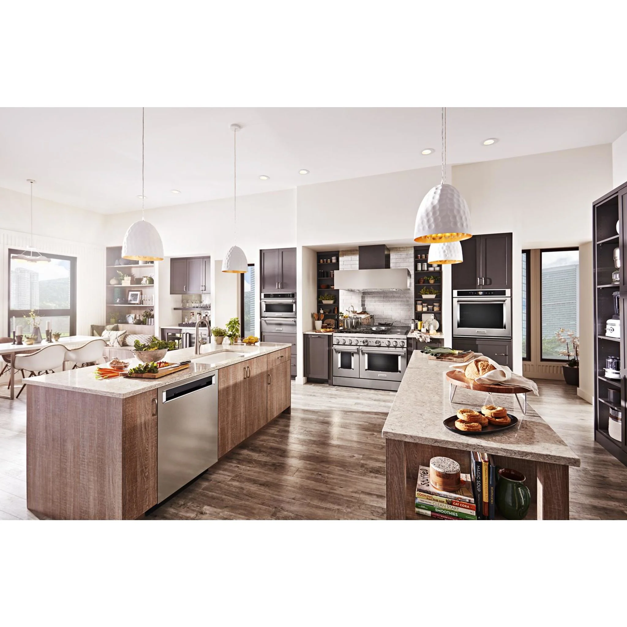 KitchenAid  48'' Smart Commercial-Style Gas Range with Griddle - Stainless Steel (KFGC558JSS) - Image 41