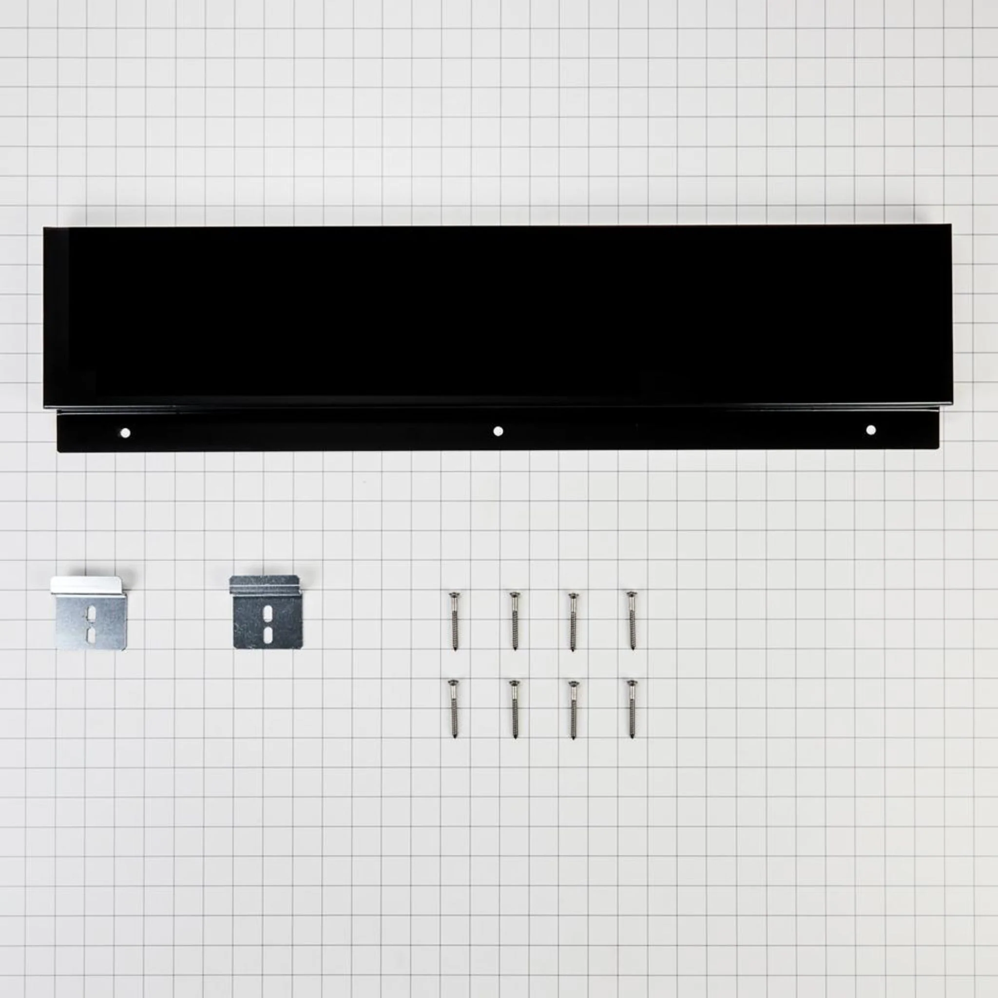 KitchenAid 6-Inch (15.2 cm) Slide-in Range Backsplash, Black -Black (W10655449) - Image 3
