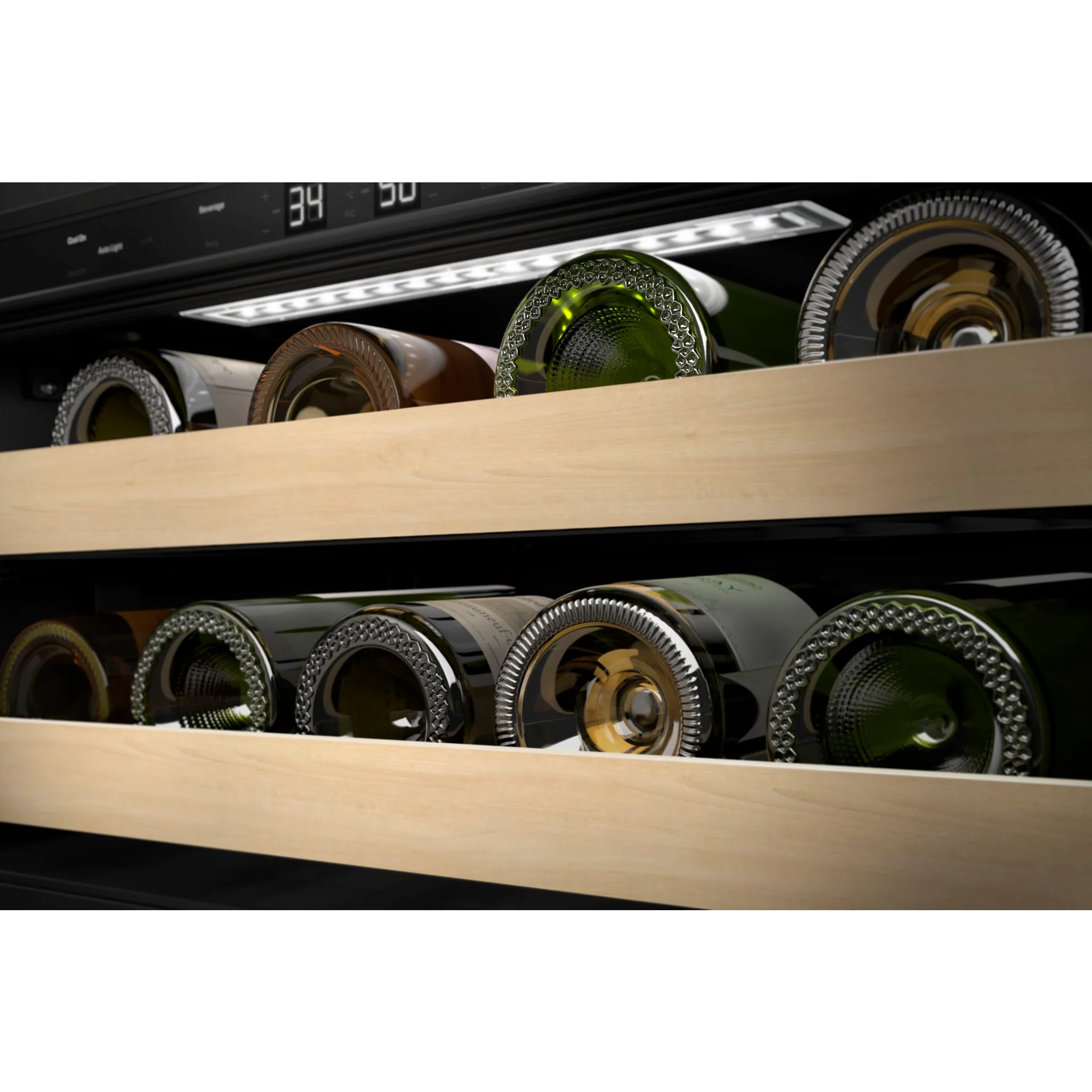 KitchenAid 24" Panel-Ready Beverage Center with Wood-Front Racks -Panel Ready (KUBR214KPA) - Image 8
