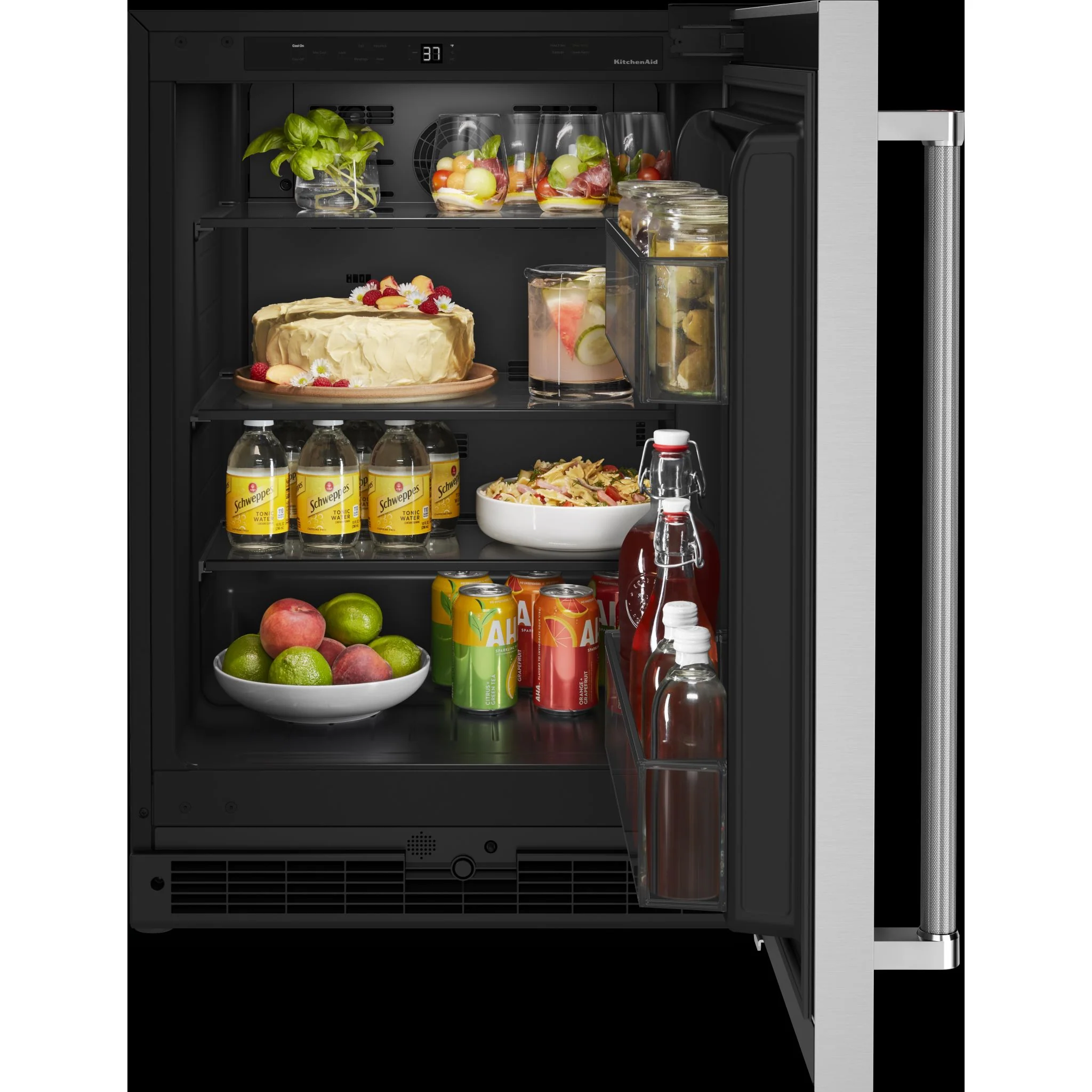 KitchenAid 24" Undercounter Refrigerator with Stainless Steel Door -Stainless Steel (KURR114KSB) - Image 3