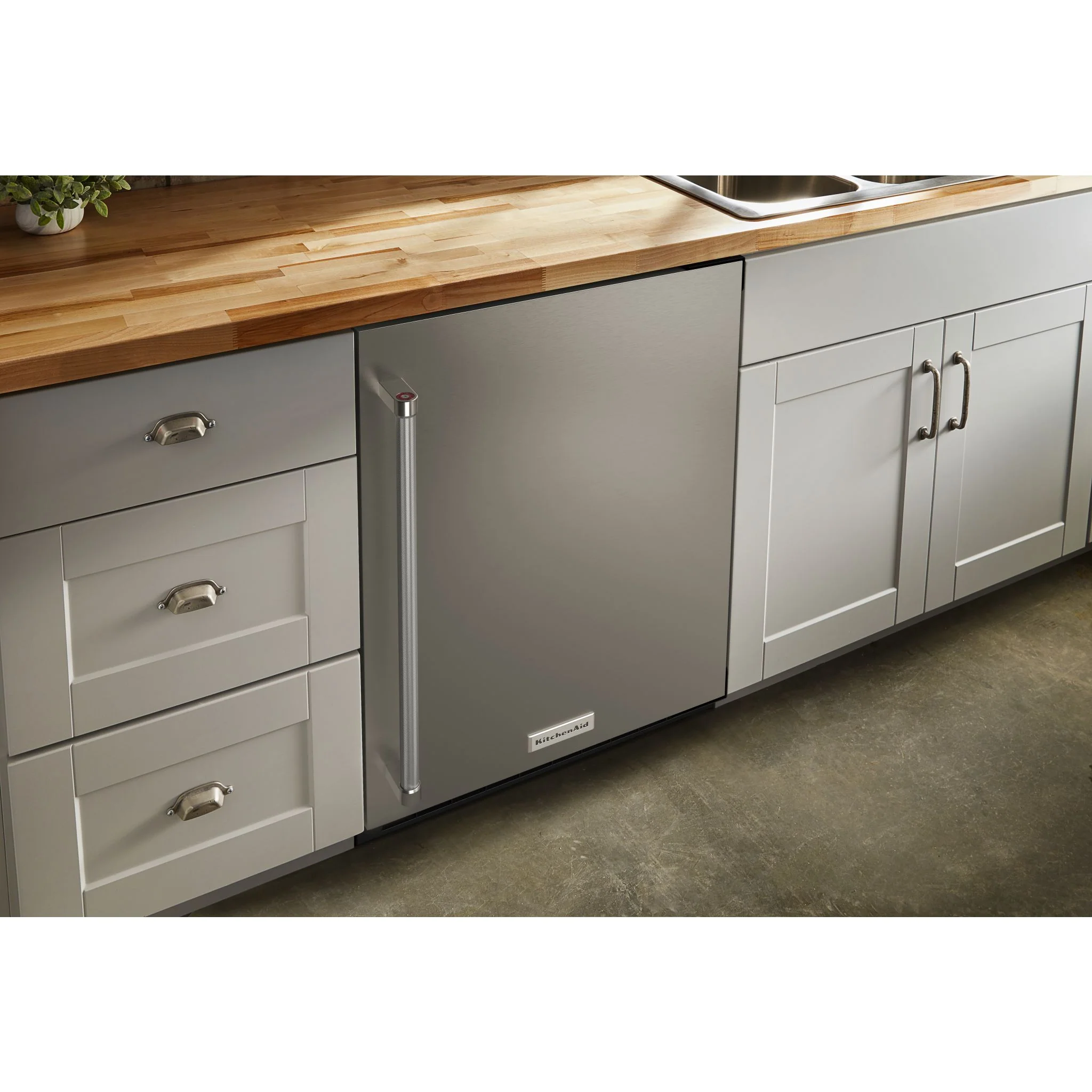 KitchenAid 24" Undercounter Refrigerator with Stainless Steel Door -Stainless Steel (KURR114KSB) - Image 8