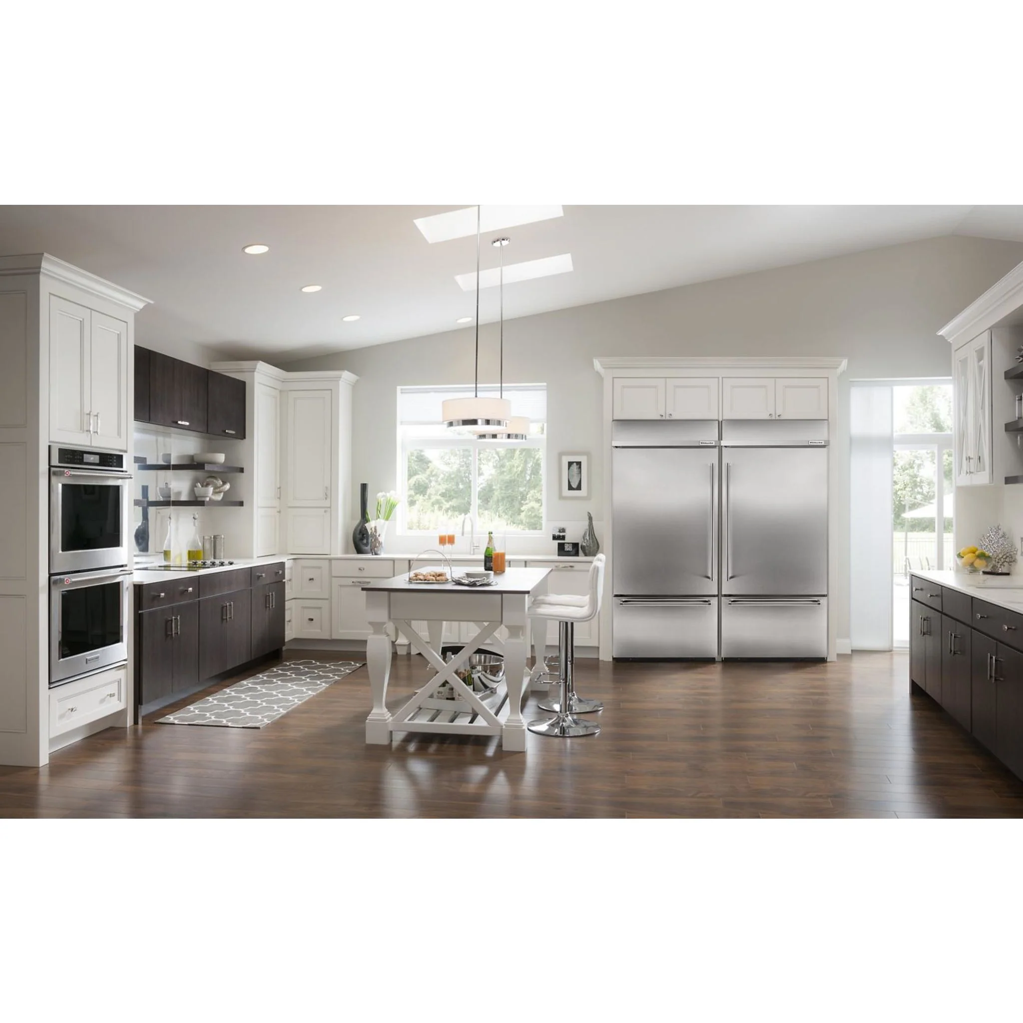 KitchenAid 20.9 cu.ft. 36" Width Built-In Stainless Bottom Mount Refrigerator with Platinum Interior Design - Stainless Steel (KBBL306ESS) - Image 15