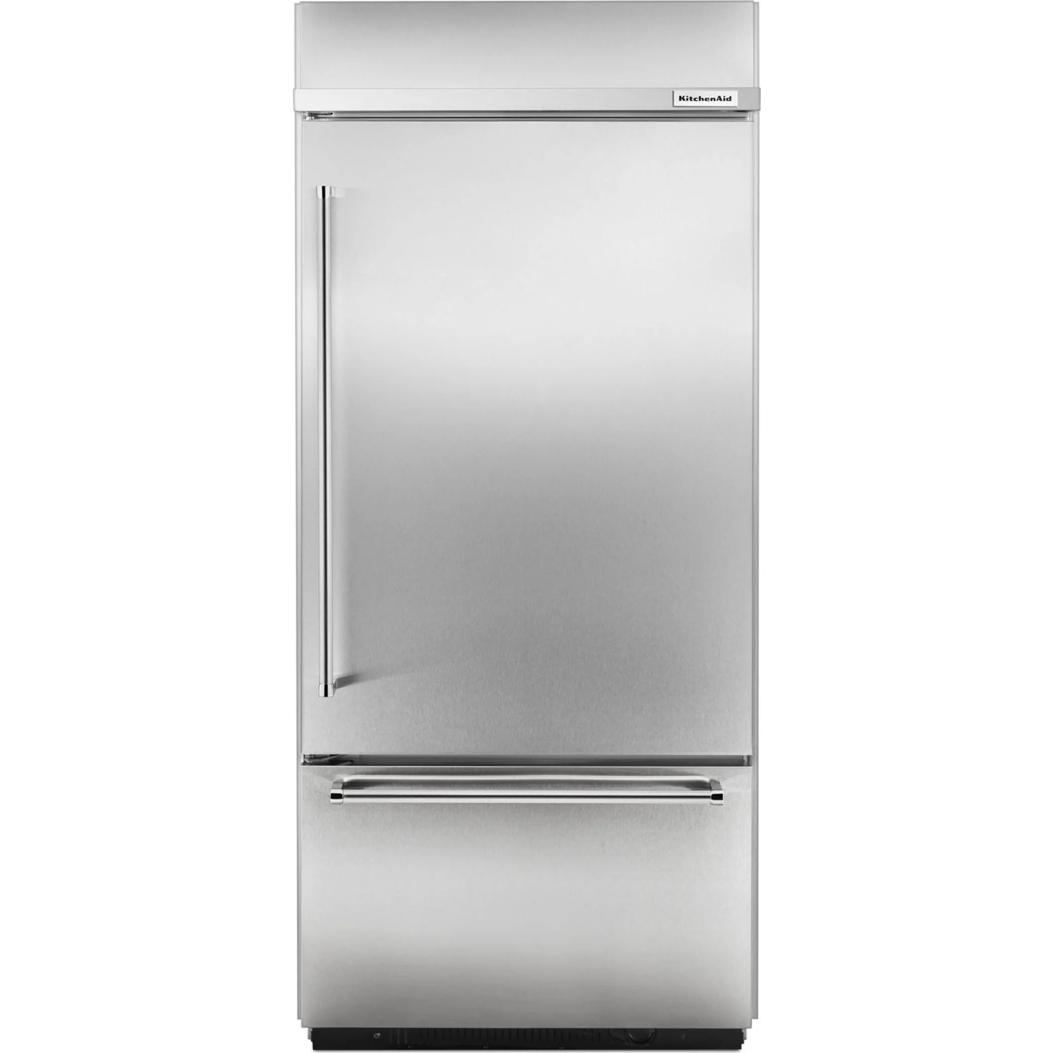 KitchenAid 20.9 cu.ft. 36" Width Built-In Stainless Bottom Mount Refrigerator with Platinum Interior Design - Stainless Steel (KBBR306ESS) - Image 31