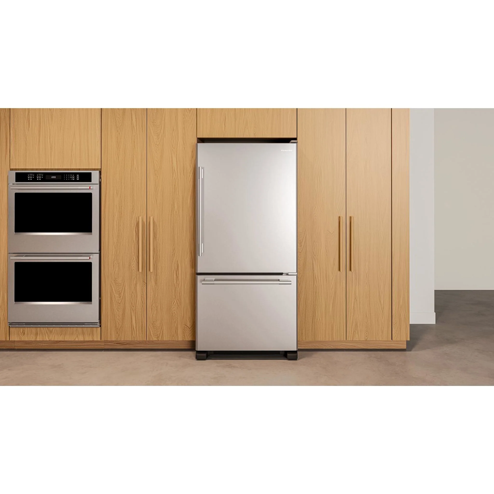 KitchenAid 19 Cu. Ft. 30-Inch Standard-Depth Bottom Mount Refrigerator with Right Door Swing -PrintShield Stainless (KRBR130SPS) - Image 5