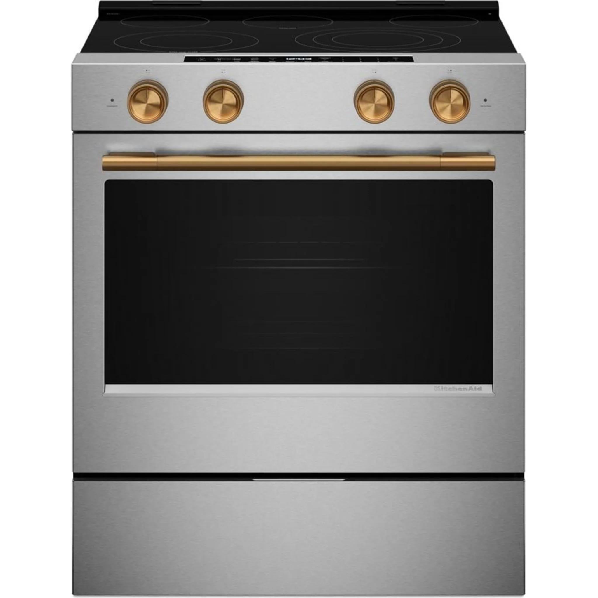 KitchenAid Bronze Handle and Knob Hardware Accessory Kit for 30" Slide-In Convection Range - Bronze (W11773971) - Image 4