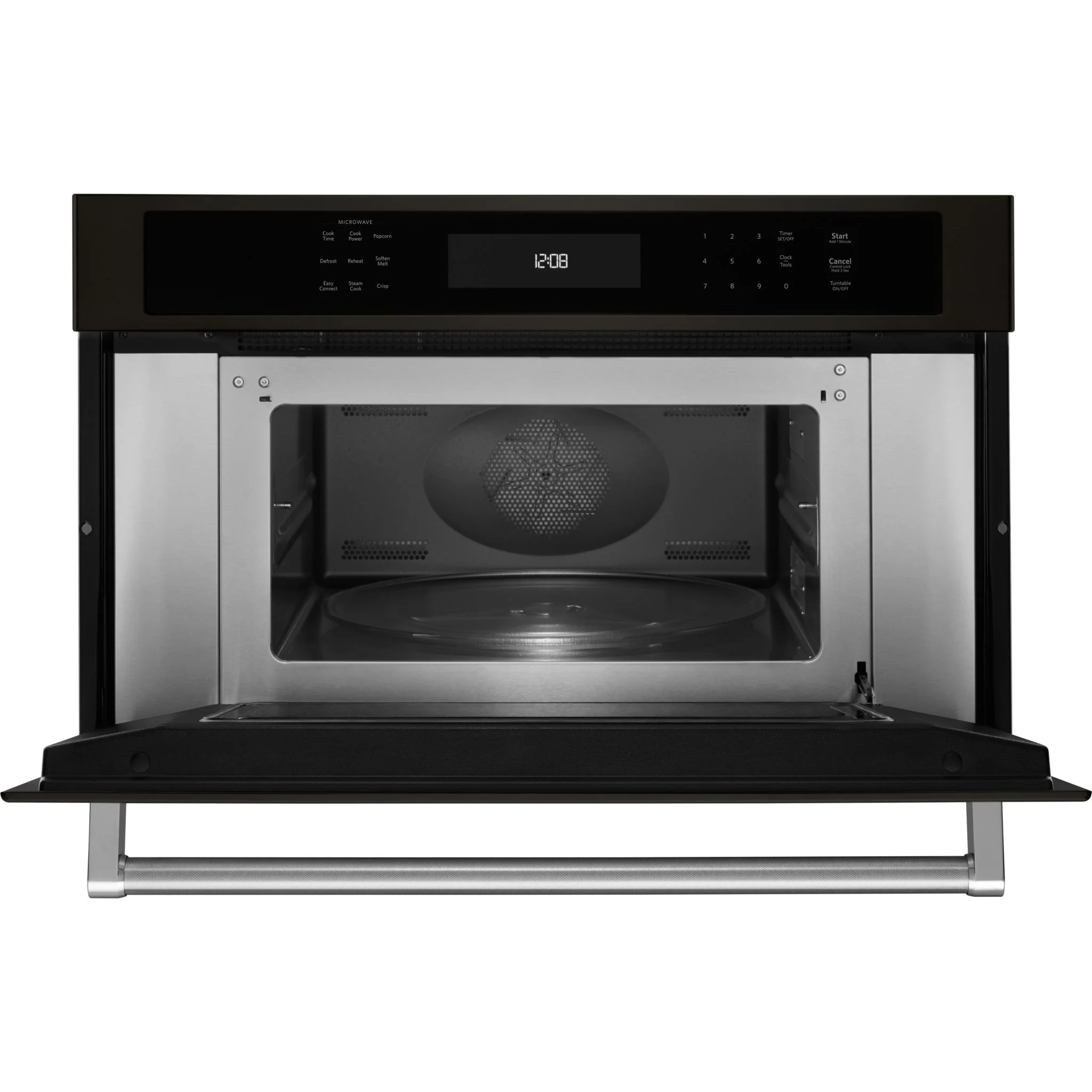 KitchenAid 30" Built In Microwave Oven with Convection Cooking - Black Stainless (KMBP100EBS) - Image 2