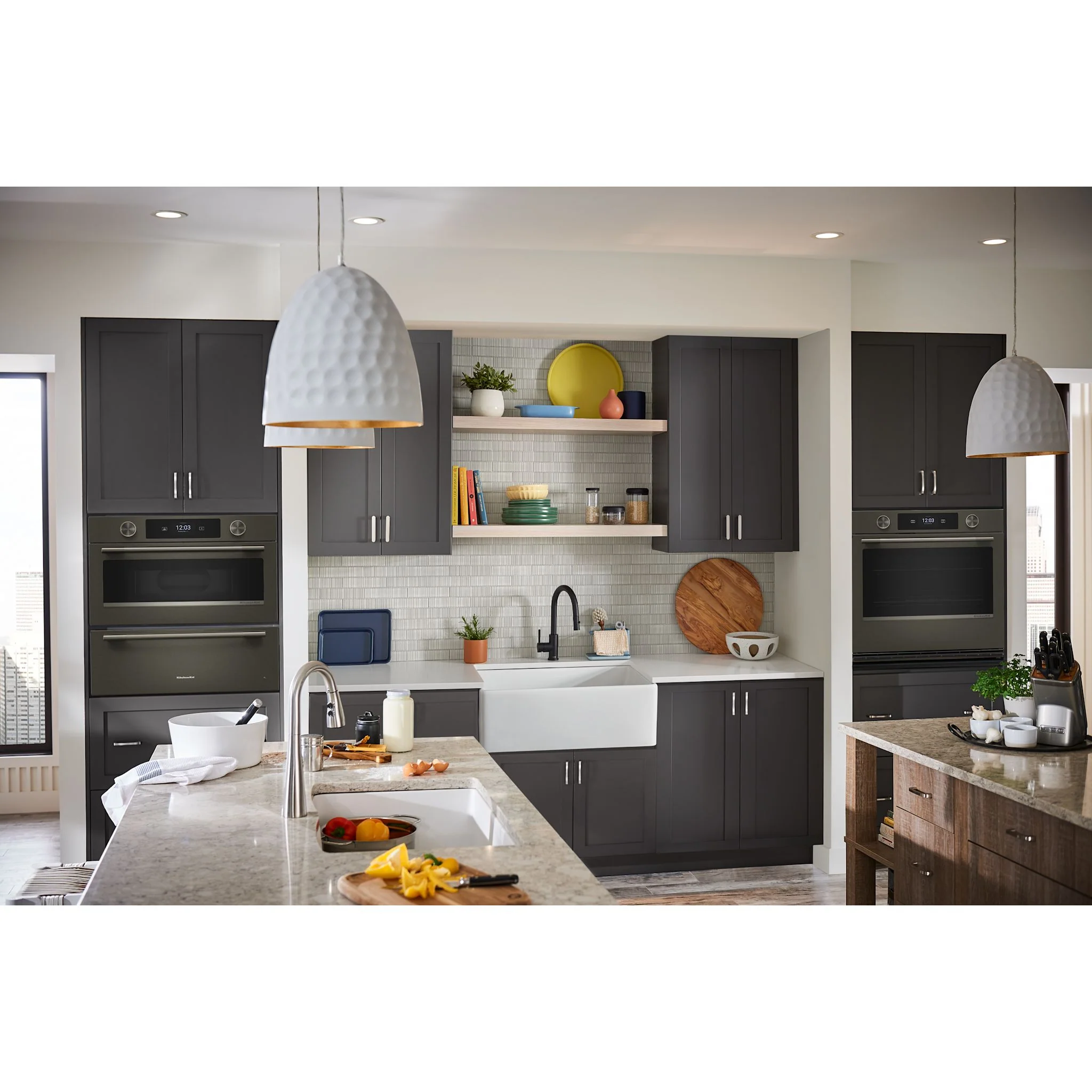 KitchenAid 30" Built In Microwave Oven with Air Fry -Black Ore (KMBS730SBE) - Image 6