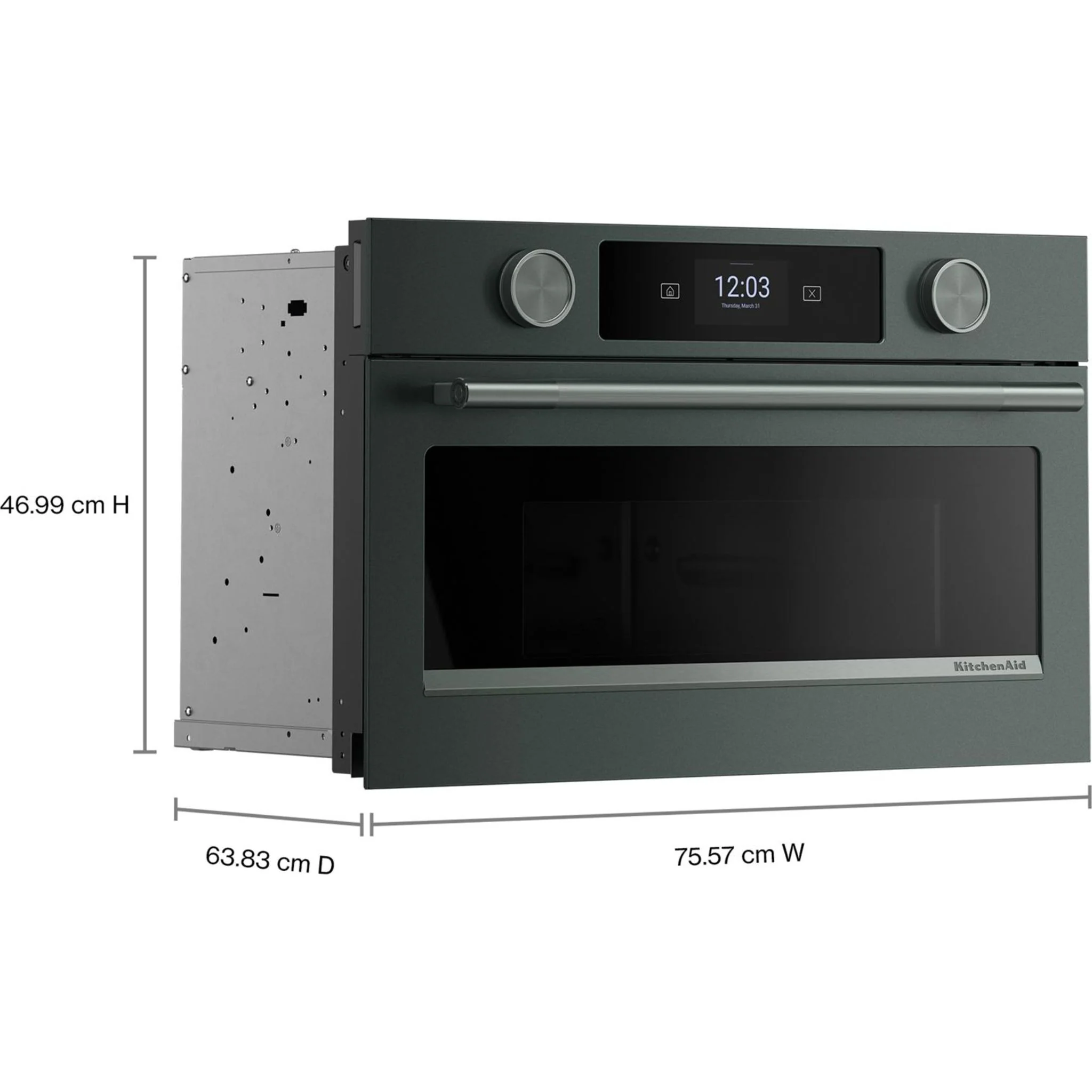 KitchenAid 30" Built In Microwave Oven with Air Fry -Juniper (KMBS730SJP) - Image 9