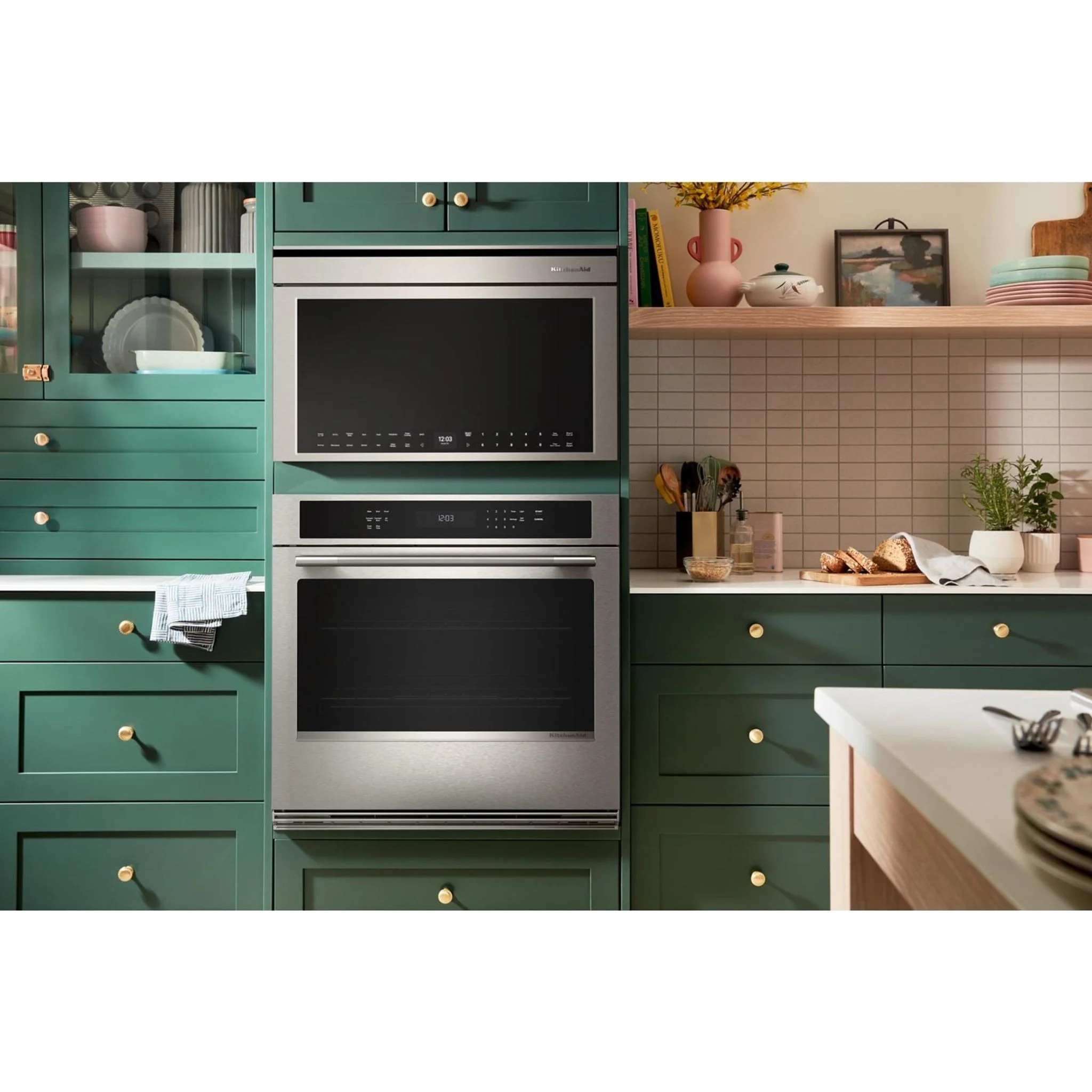 KitchenAid Built-In More-in-One Convection Microwave Oven with Air Fry Mode -PrintShield Stainless (YKMBT730SPS) - Image 14