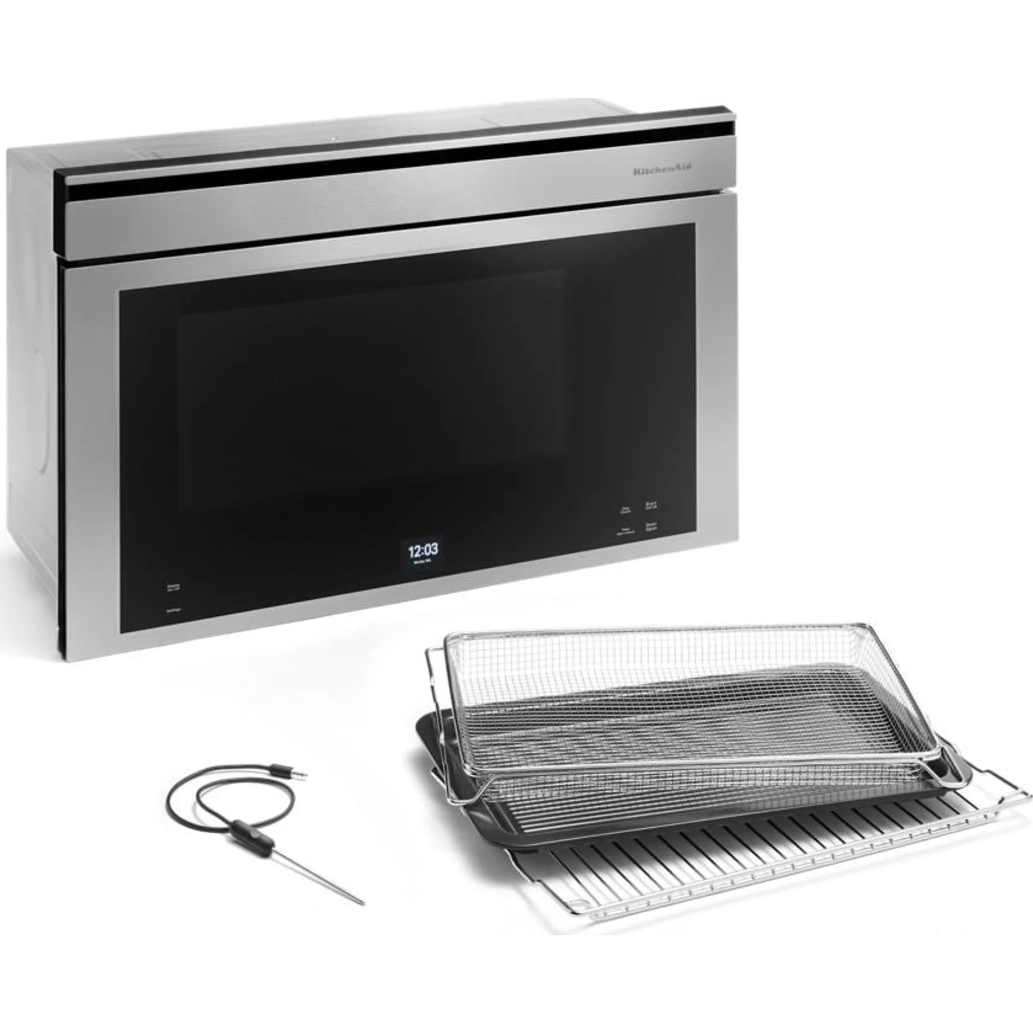 KitchenAid Built-In More-in-One Convection Microwave Oven with Air Fry Mode -PrintShield Stainless (YKMBT730SPS) - Image 4