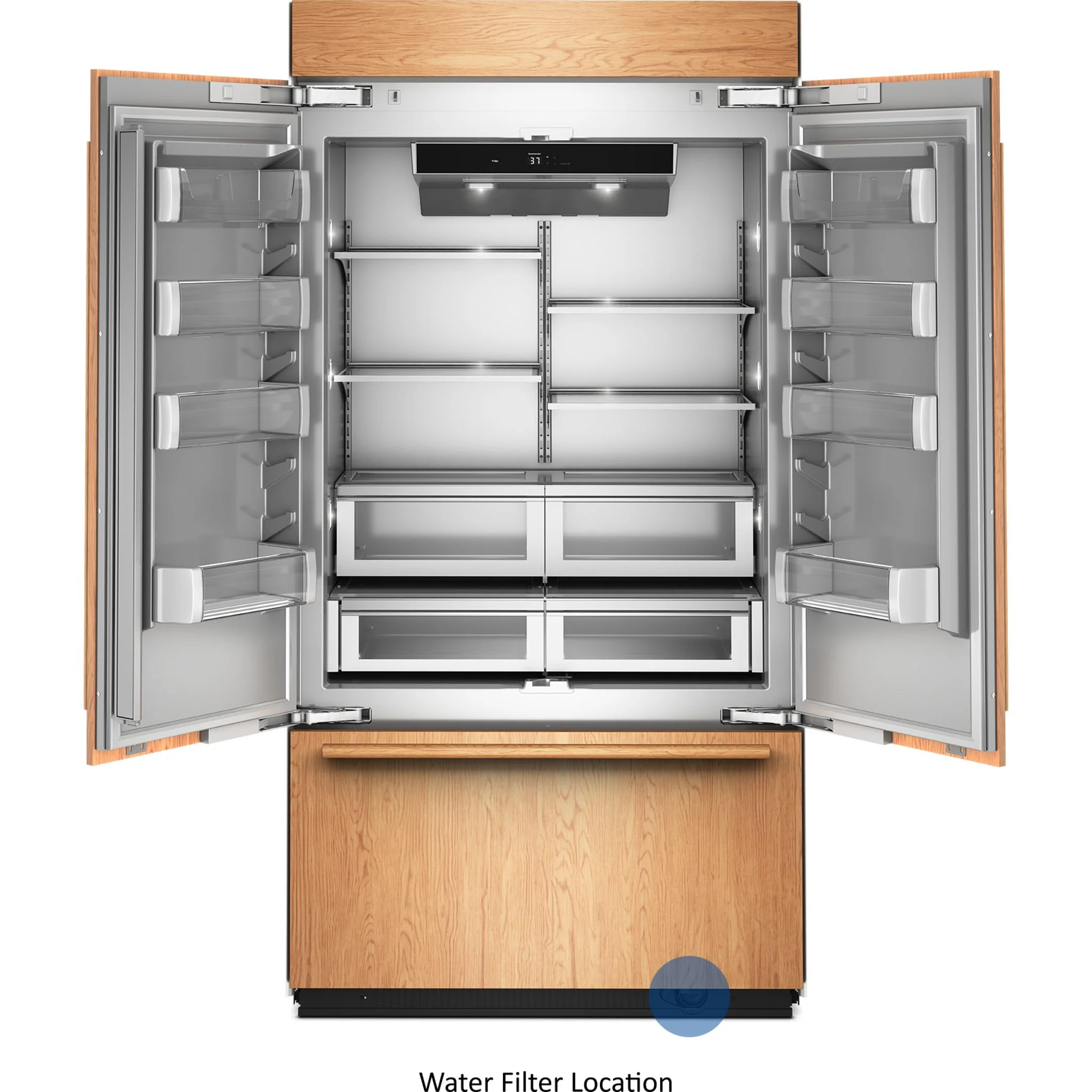 KitchenAid Built-In Refrigerator (KBFN542TPA) - Panel Ready - Image 3
