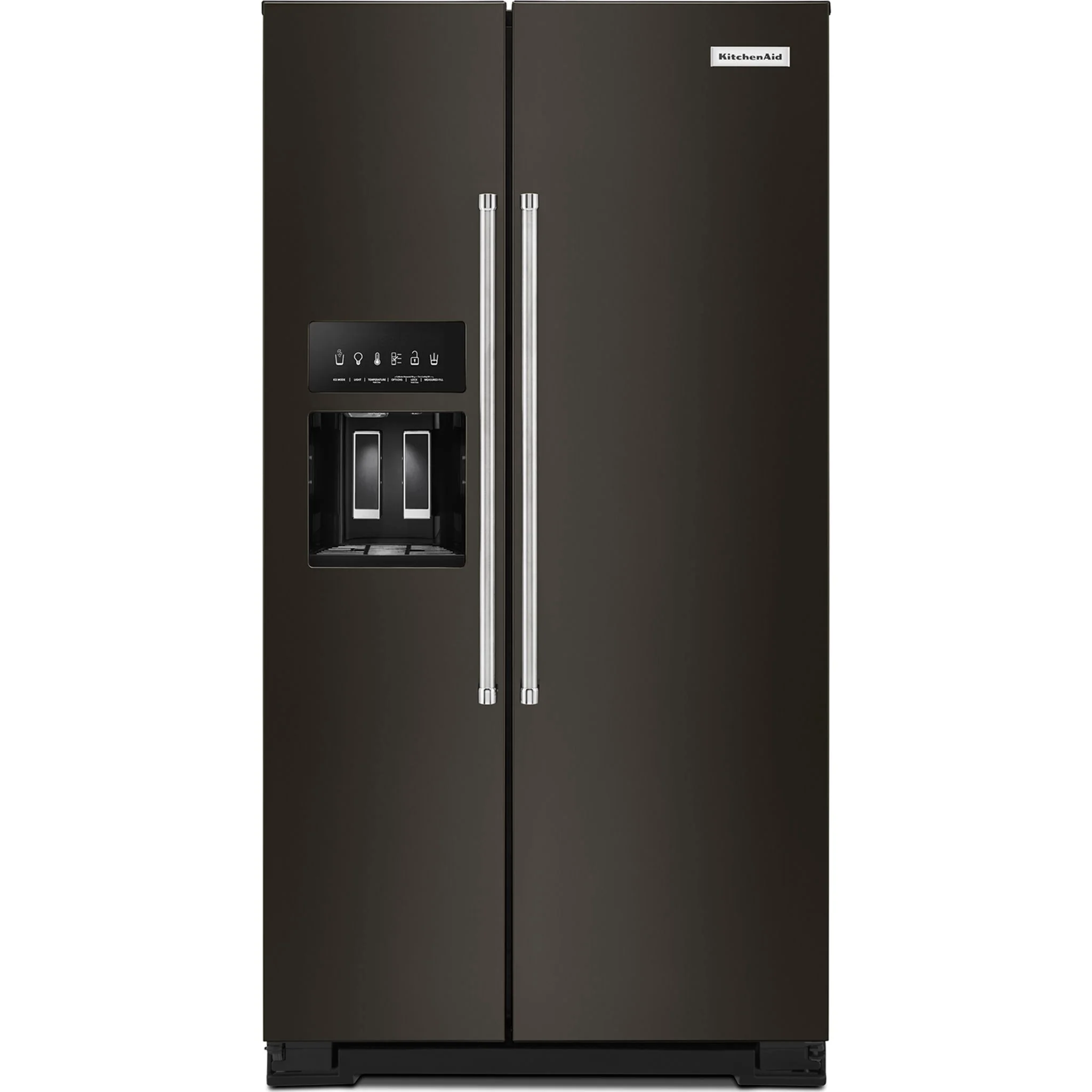 KitchenAid  19.9 cu.. ft. Counter-Depth Side-by-Side Refrigerator with Exterior Ice and Water - Black Stainless (KRSC700HBS) - Image 21