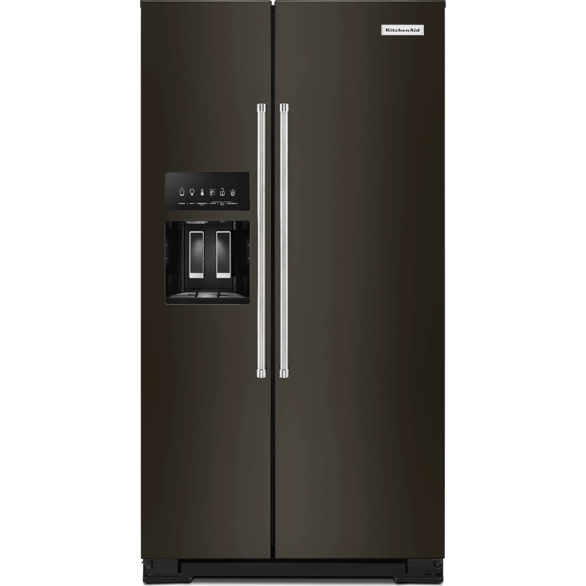 KitchenAid  19.9 cu.. ft. Counter-Depth Side-by-Side Refrigerator with Exterior Ice and Water - Black Stainless (KRSC700HBS) - Image 27