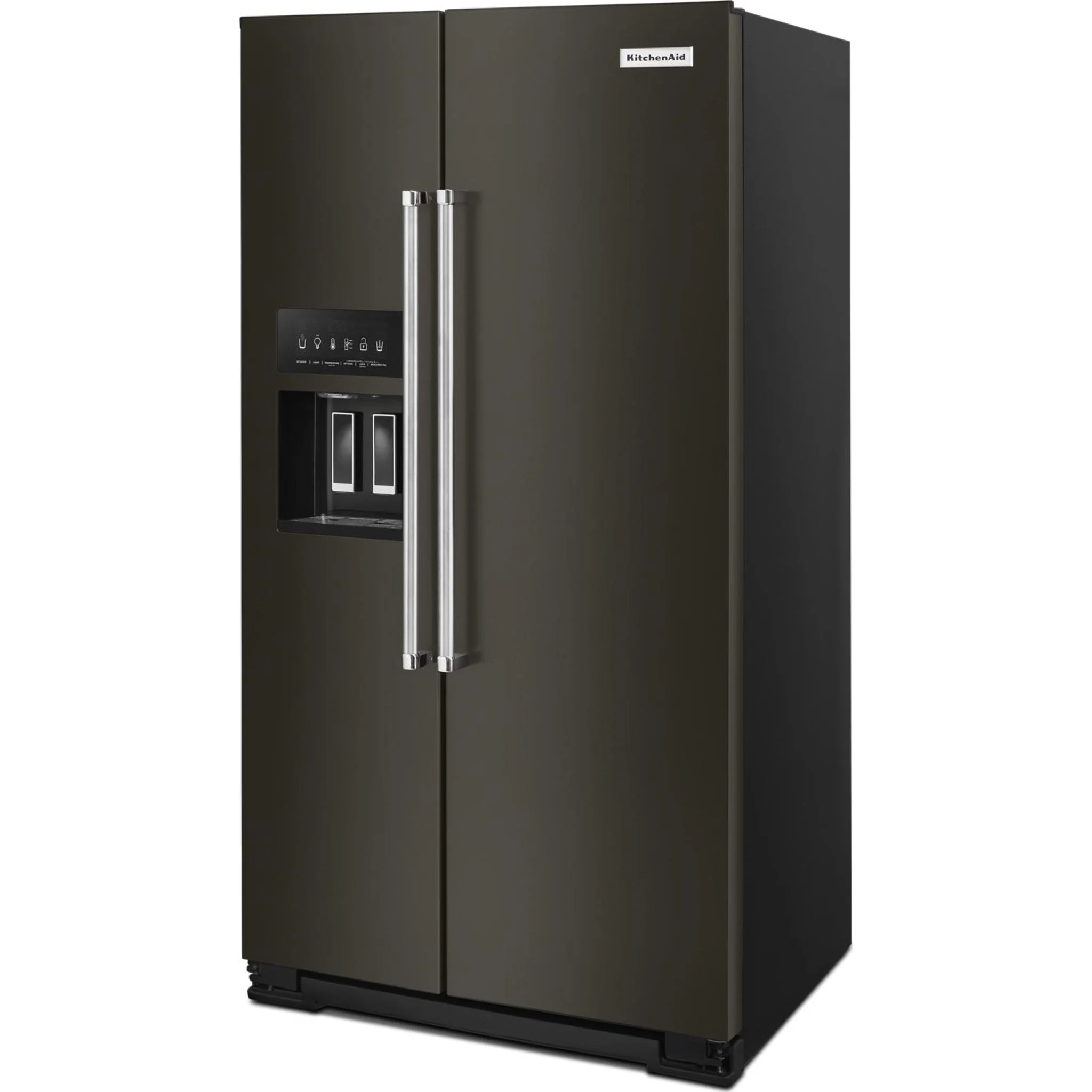 KitchenAid  19.9 cu.. ft. Counter-Depth Side-by-Side Refrigerator with Exterior Ice and Water - Black Stainless (KRSC700HBS) - Image 29