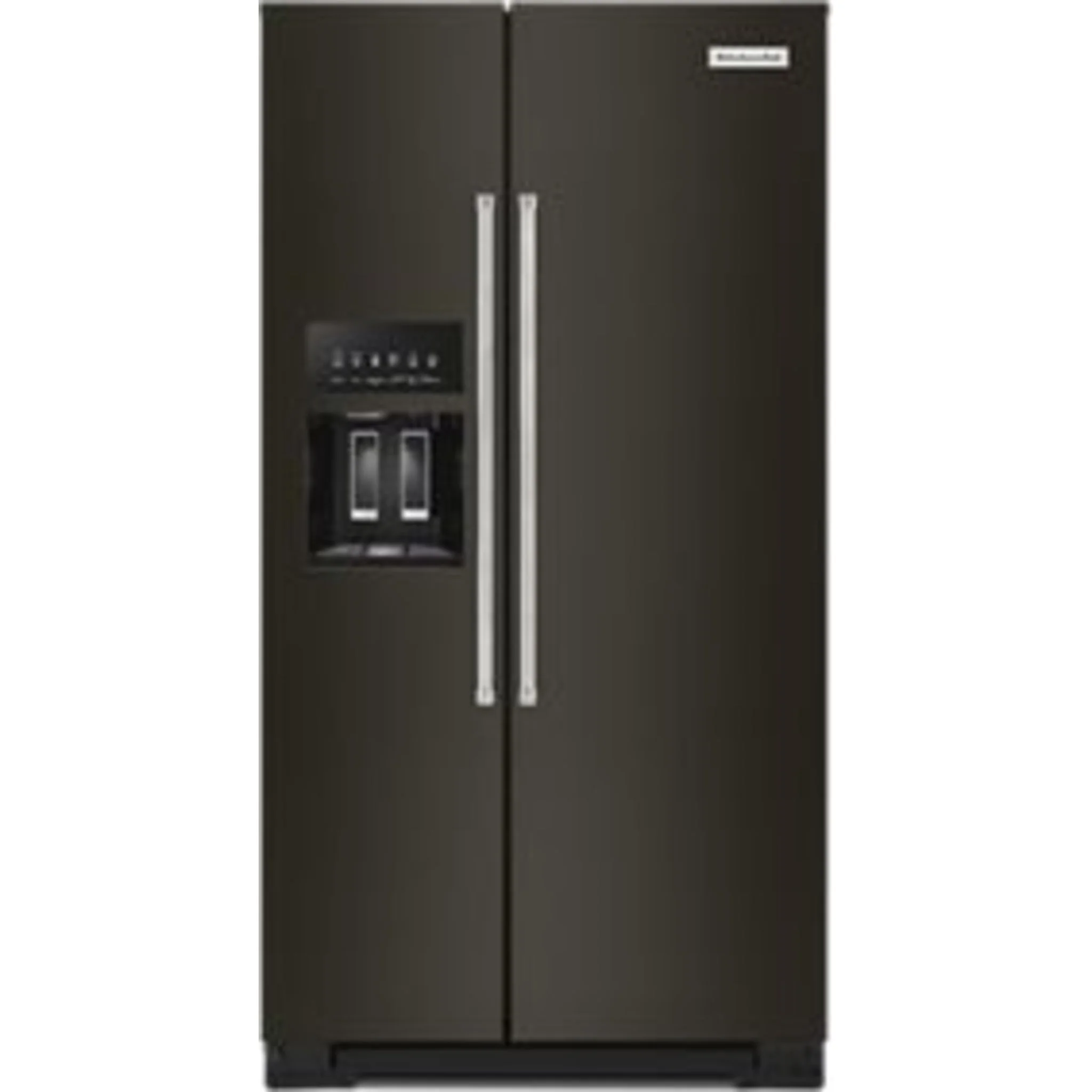KitchenAid  19.9 cu.. ft. Counter-Depth Side-by-Side Refrigerator with Exterior Ice and Water - Black Stainless (KRSC700HBS) - Image 43