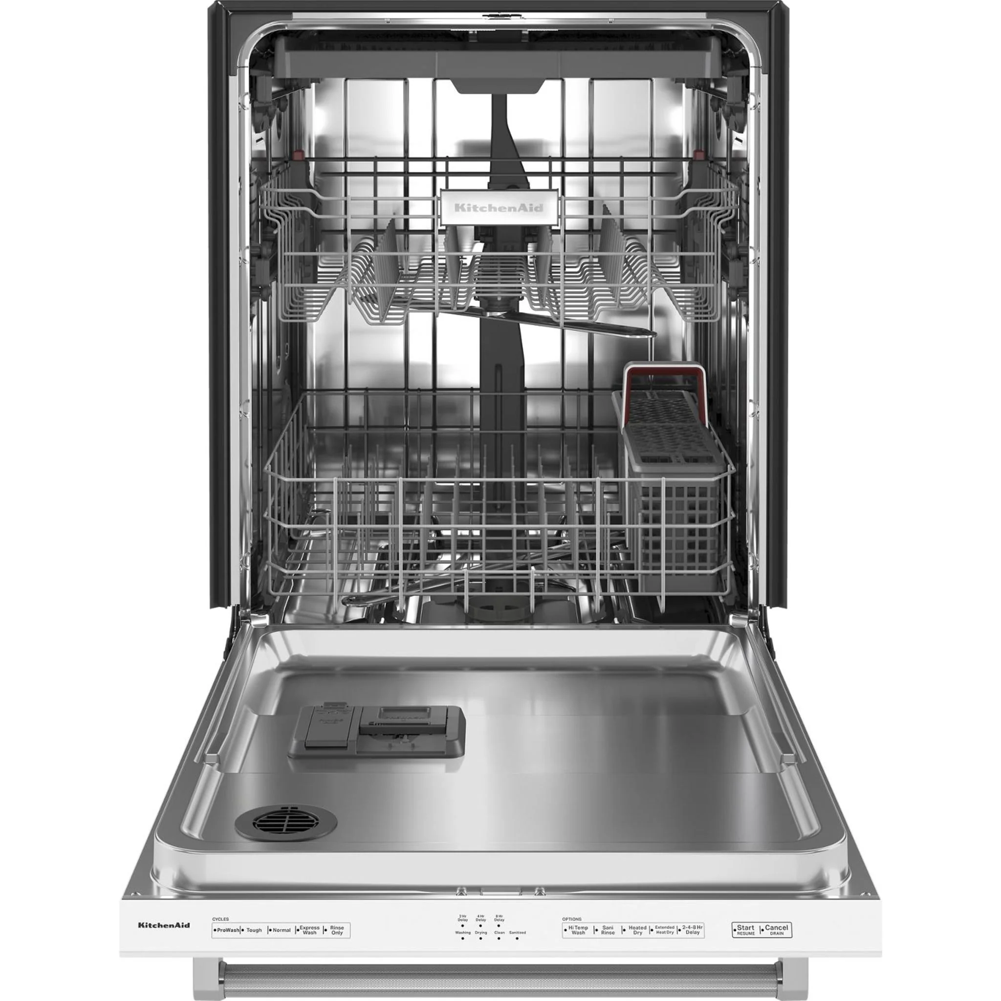 KitchenAid 39 dBA Dishwasher with Third Level Utensil Rack - White (KDTE204KWH) - Image 30