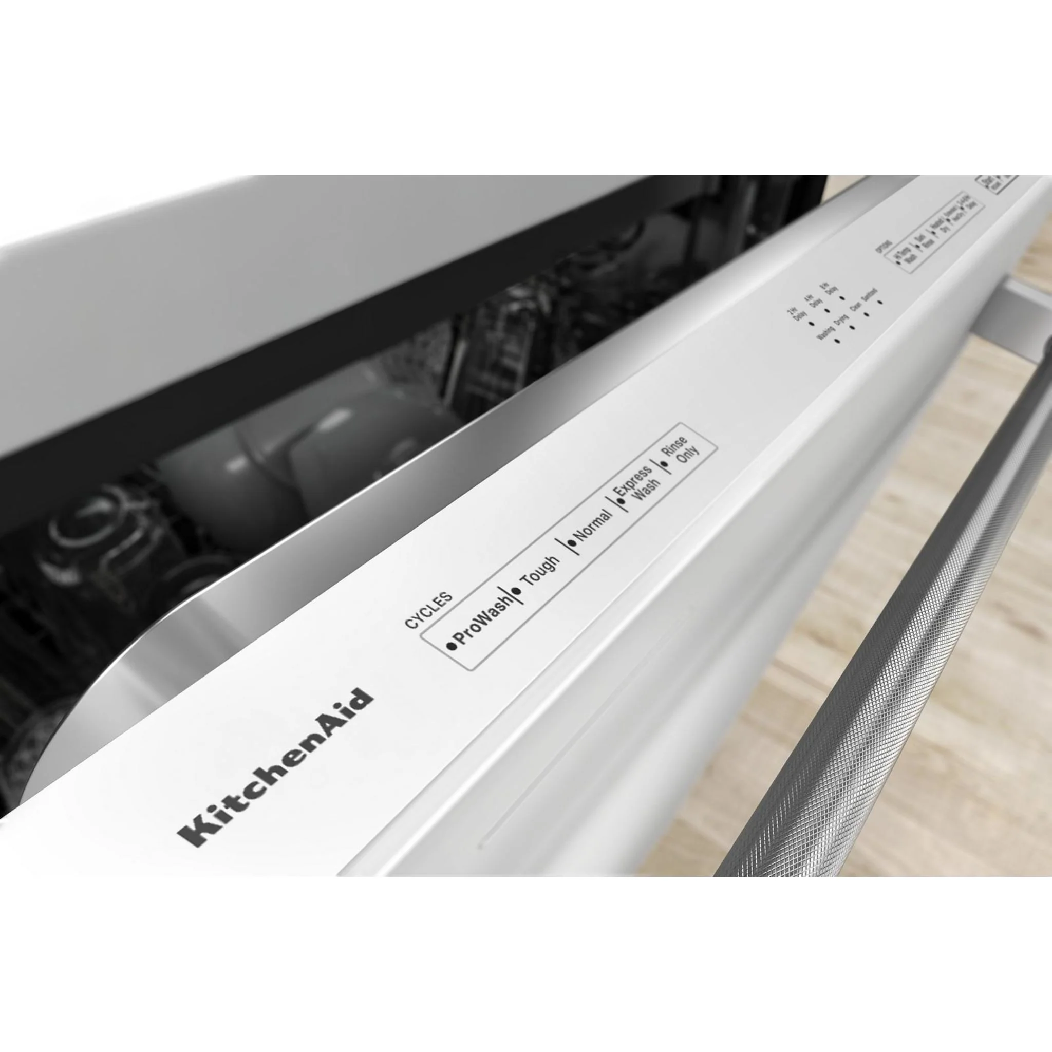 KitchenAid 39 dBA Dishwasher with Third Level Utensil Rack - White (KDTE204KWH) - Image 5