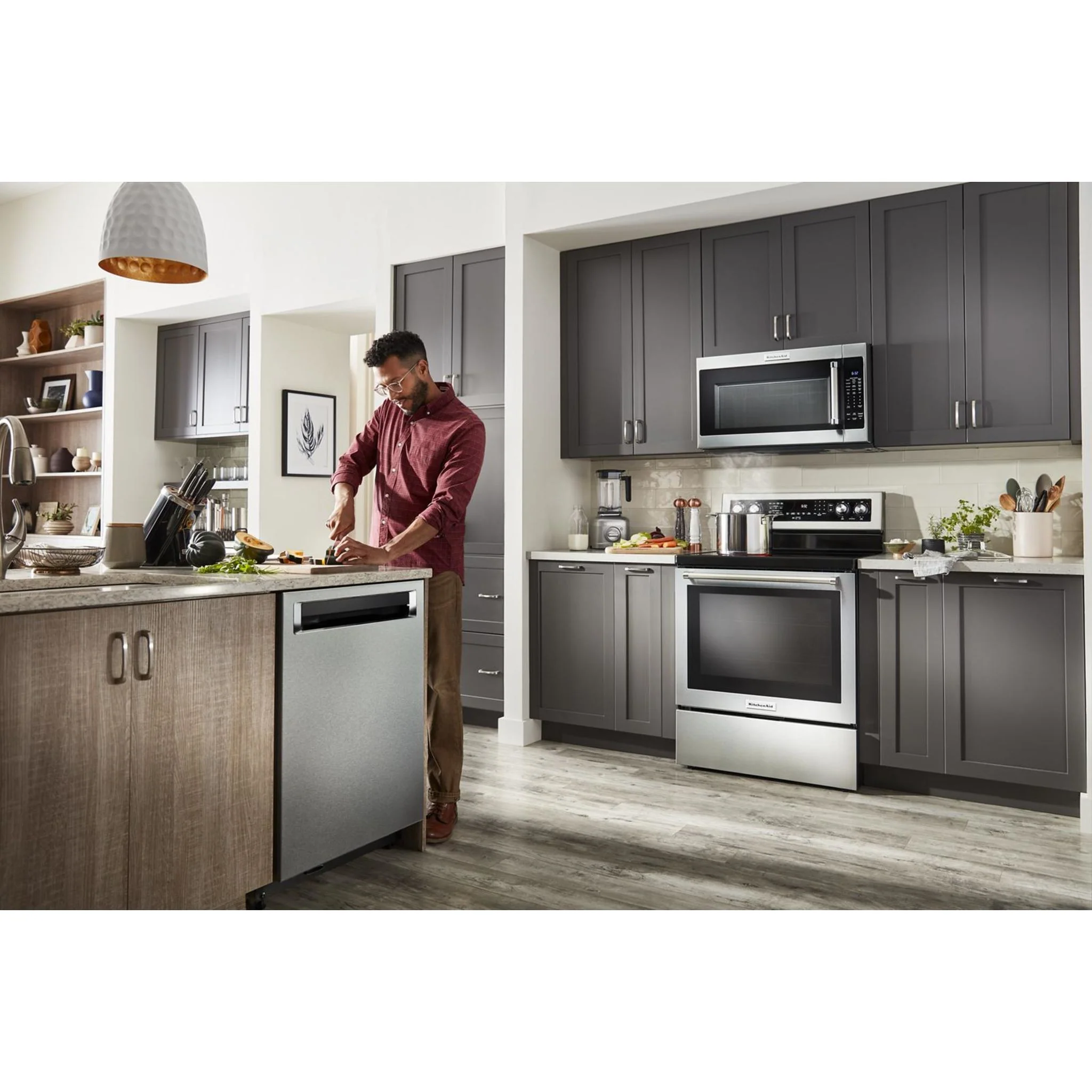 KitchenAid 44 dBA Dishwasher in PrintShield Finish with 360A° Max Jets Third Rack - Stainless Steel (KDPM604KPS) - Image 14