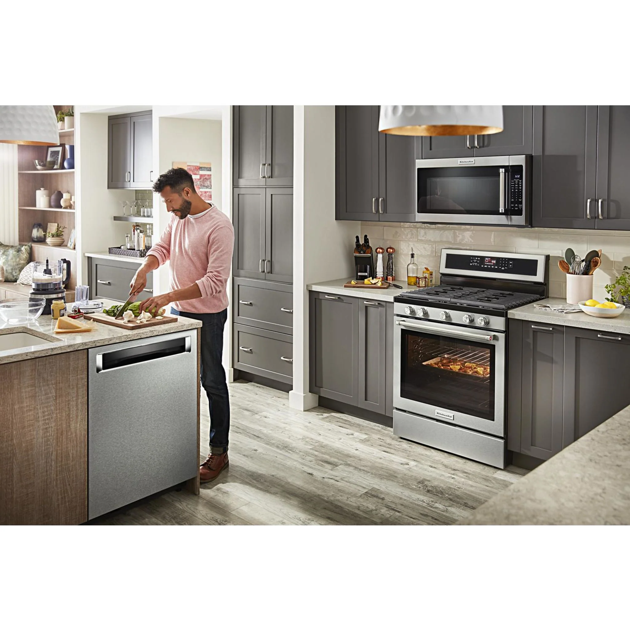 KitchenAid 44 dBA Dishwasher in PrintShield Finish with 360A° Max Jets Third Rack - Stainless Steel (KDPM604KPS) - Image 16
