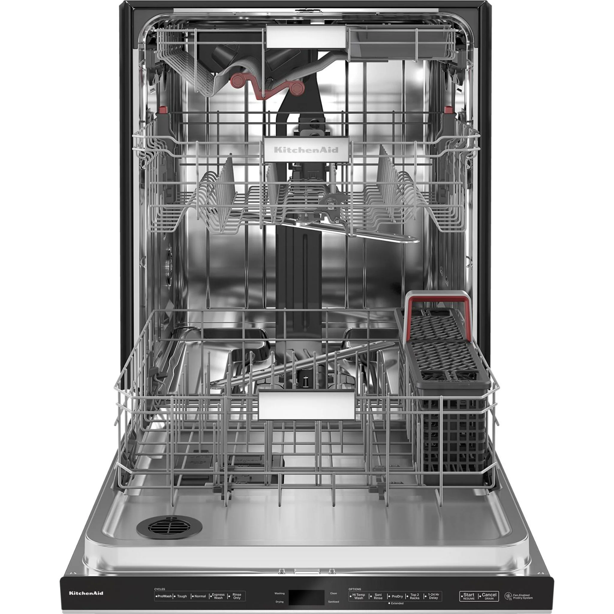 KitchenAid 44 dBA Dishwasher in PrintShield Finish with 360A° Max Jets Third Rack - Stainless Steel (KDPM604KPS) - Image 19