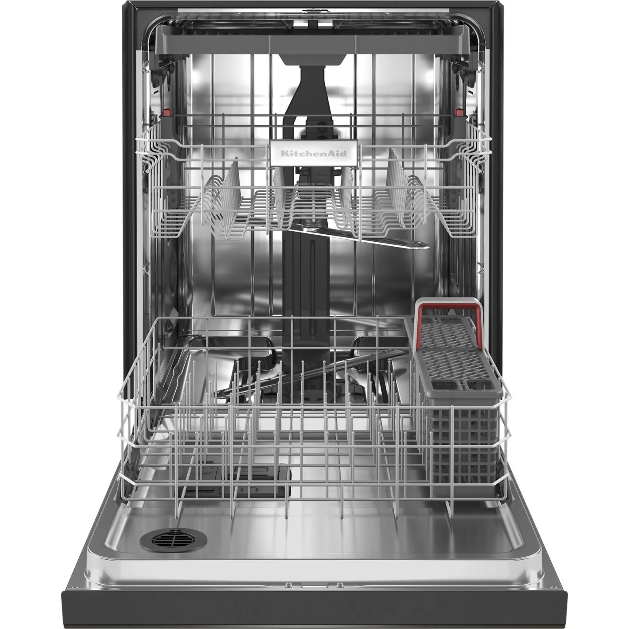 KitchenAid 39 dBA Dishwasher in PrintShield Finish with Third Level Utensil Rack - Black Stainless (KDFE204KBS) - Image 27