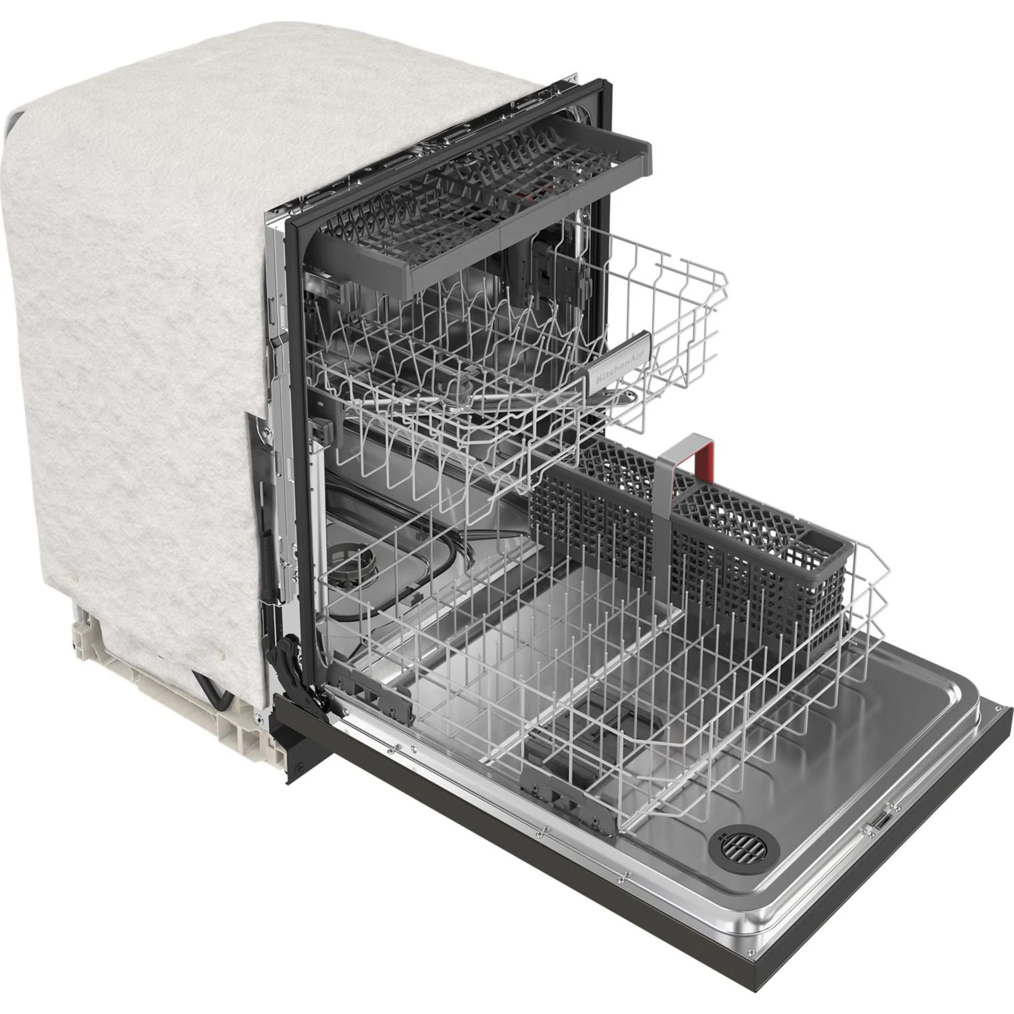 KitchenAid 39 dBA Dishwasher in PrintShield Finish with Third Level Utensil Rack - Black Stainless (KDFE204KBS) - Image 39