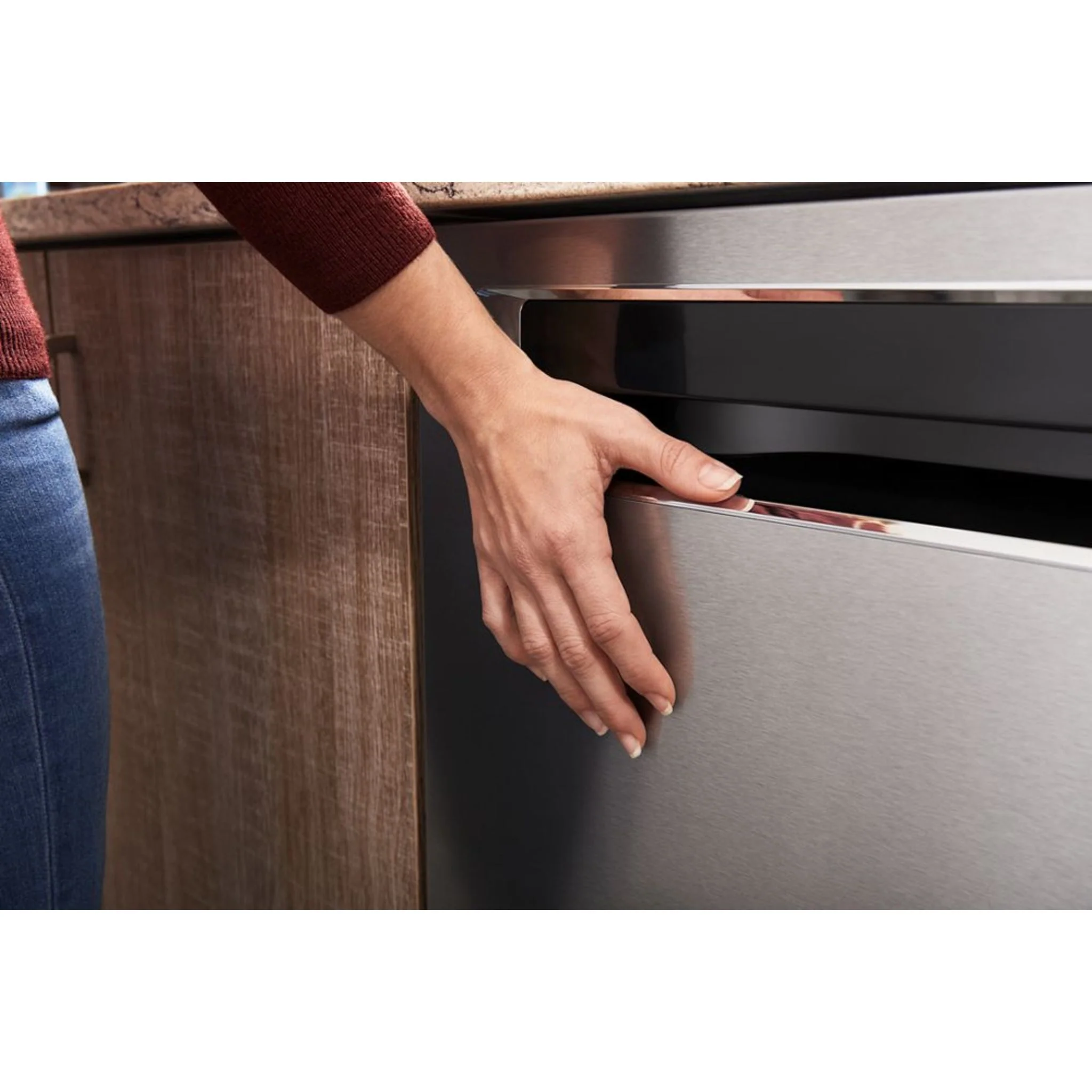 KitchenAid  39 dBA Dishwasher in PrintShield Finish with Third Level Utensil Rack - Black Stainless (KDTE204KBS) - Image 28
