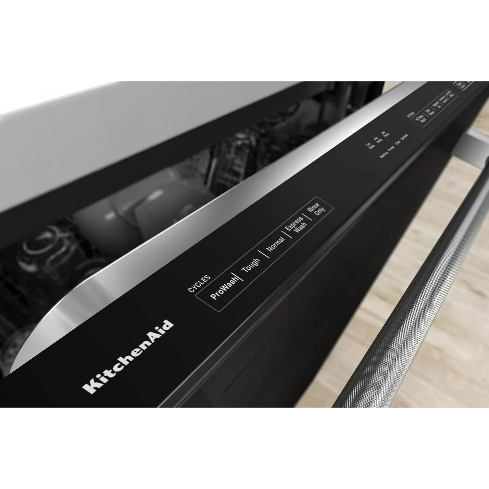 KitchenAid  39 dBA Dishwasher in PrintShield Finish with Third Level Utensil Rack - Black Stainless (KDTE204KBS) - Image 29