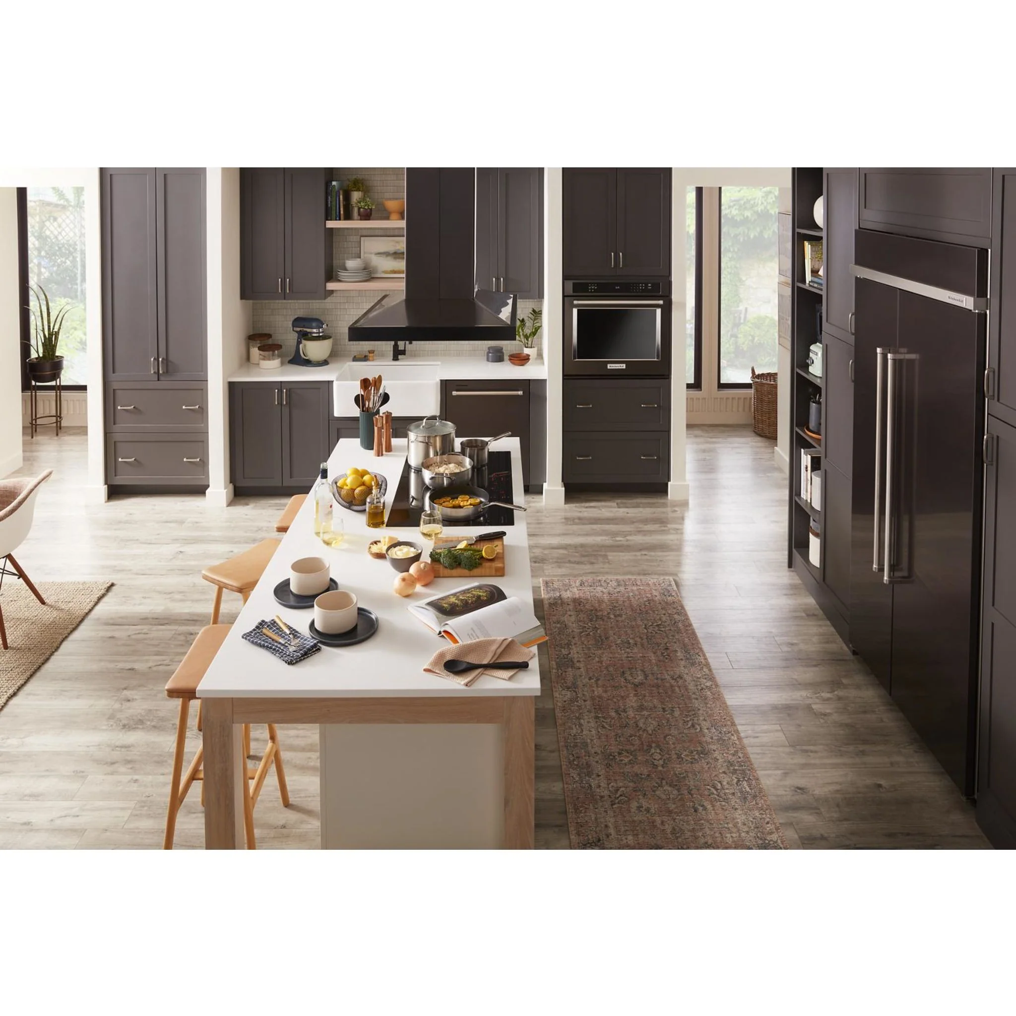 KitchenAid  39 dBA Dishwasher in PrintShield Finish with Third Level Utensil Rack - Black Stainless (KDTE204KBS) - Image 43