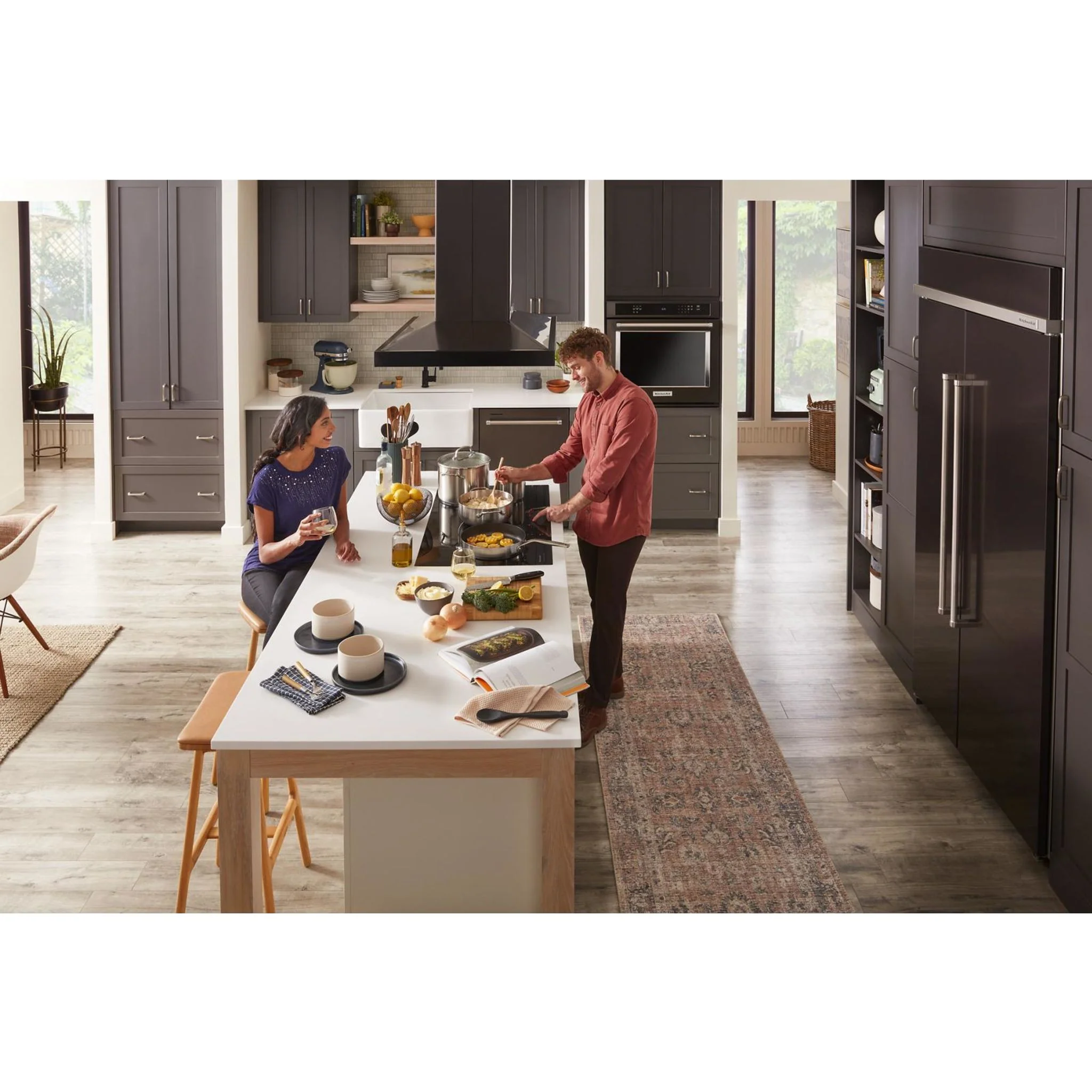 KitchenAid  39 dBA Dishwasher in PrintShield Finish with Third Level Utensil Rack - Black Stainless (KDTE204KBS) - Image 44