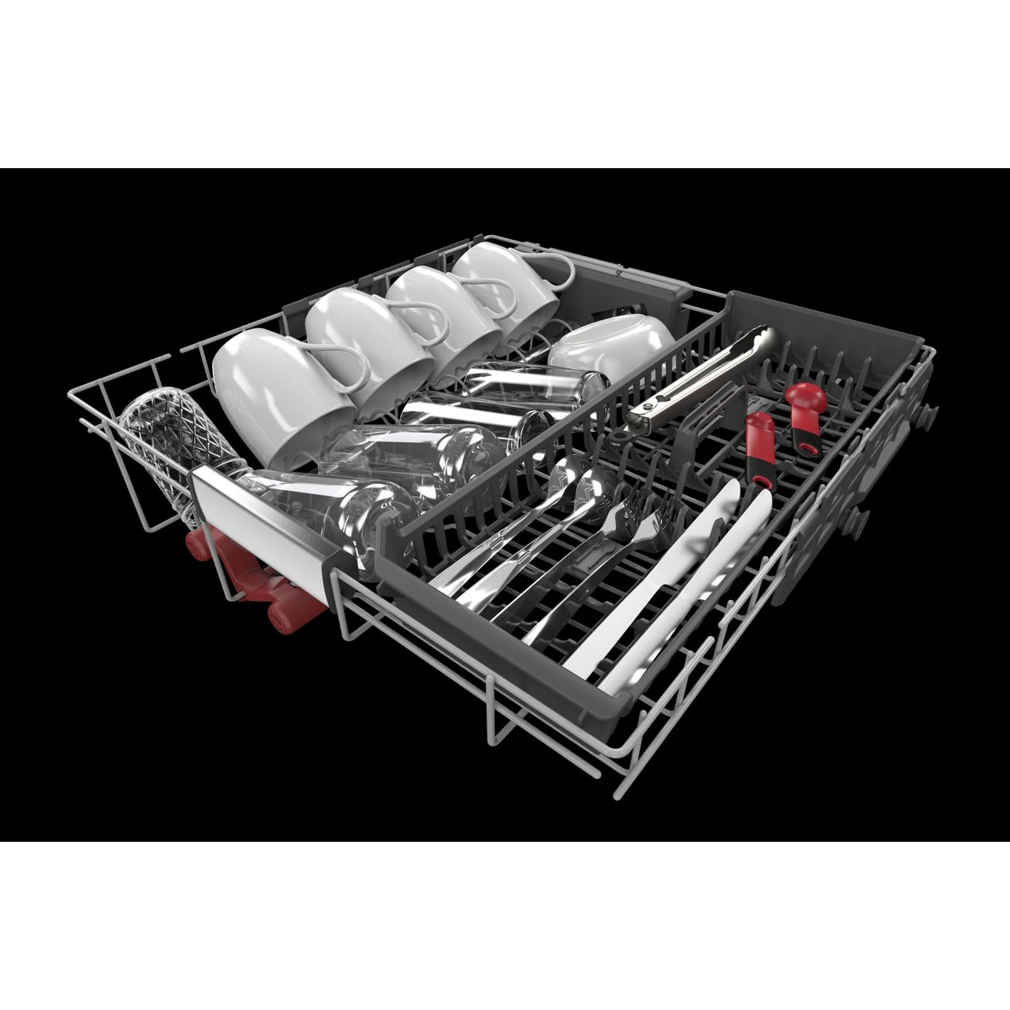 KitchenAid 44 dBA Dishwasher in PrintShield Finish with 360A° Max Jets Third Rack - Stainless Steel (KDFM404KPS) - Image 33
