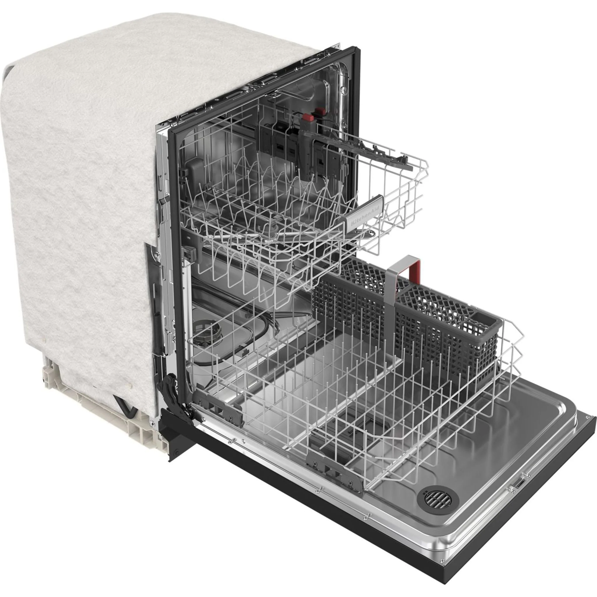 KitchenAid 47 dBA Two-Rack Dishwasher with ProWash Cycle - Black (KDFE104KBL) - Image 12