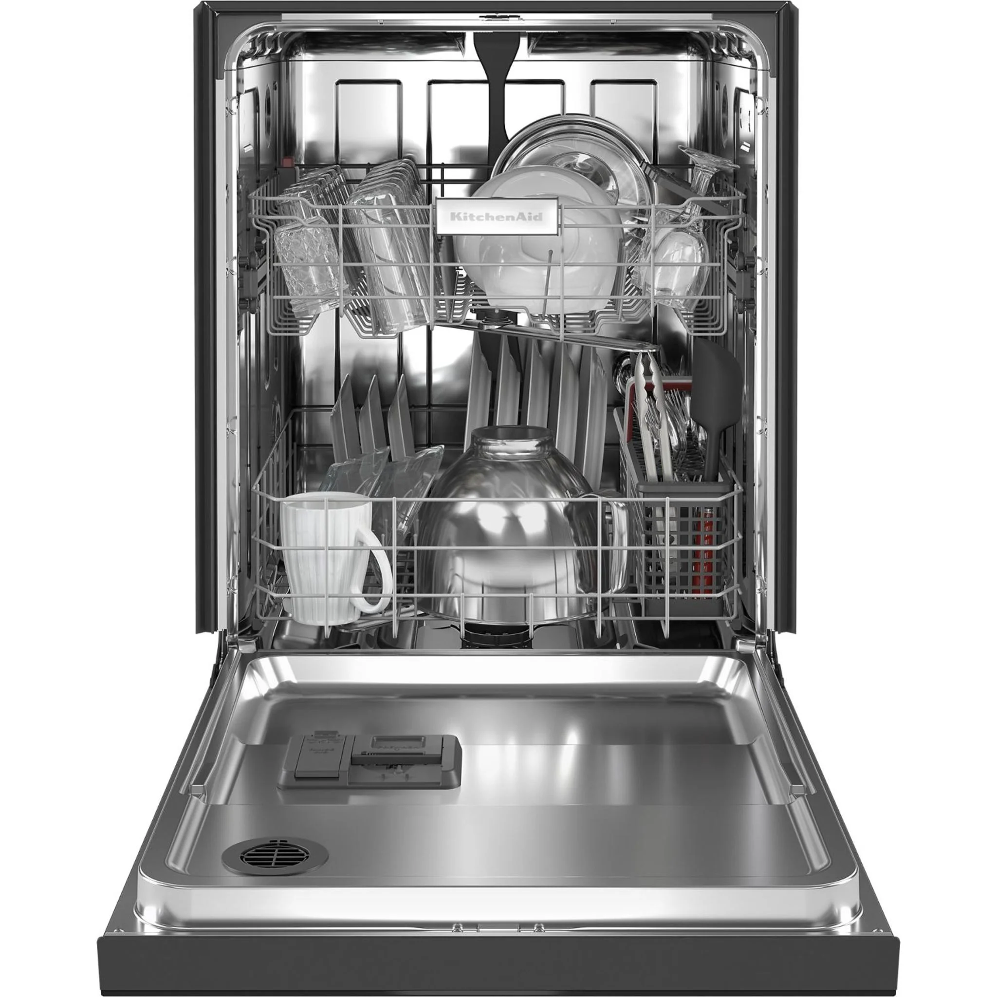 KitchenAid 47 dBA Two-Rack Dishwasher with ProWash Cycle - Black (KDFE104KBL) - Image 21