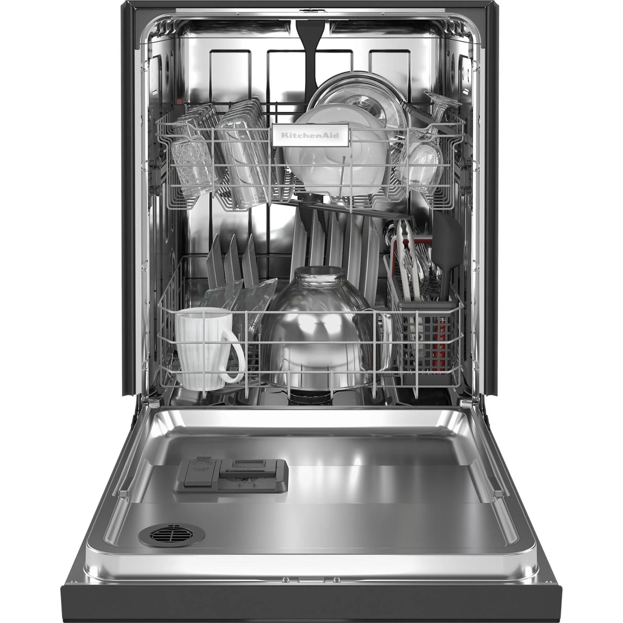 KitchenAid 47 dBA Two-Rack Dishwasher with ProWash Cycle - Black (KDFE104KBL) - Image 34