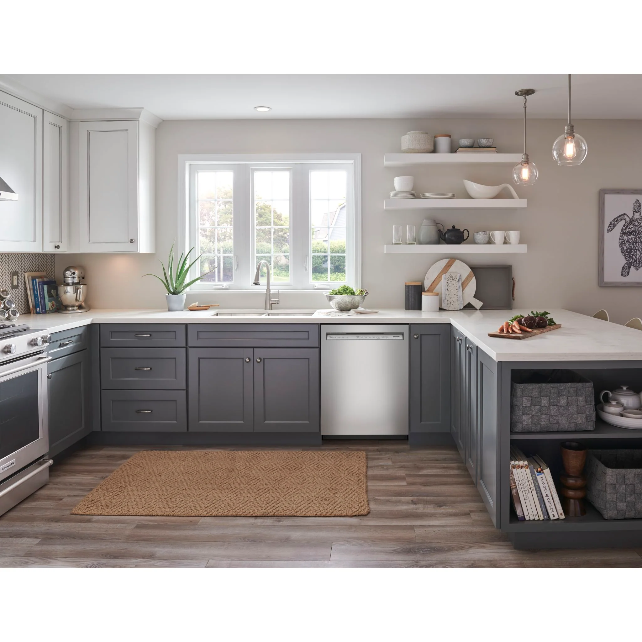 KitchenAid 47 dBA Two-Rack Dishwasher in PrintShield Finish with ProWash Cycle - Stainless Steel (KDFE104KPS) - Image 10