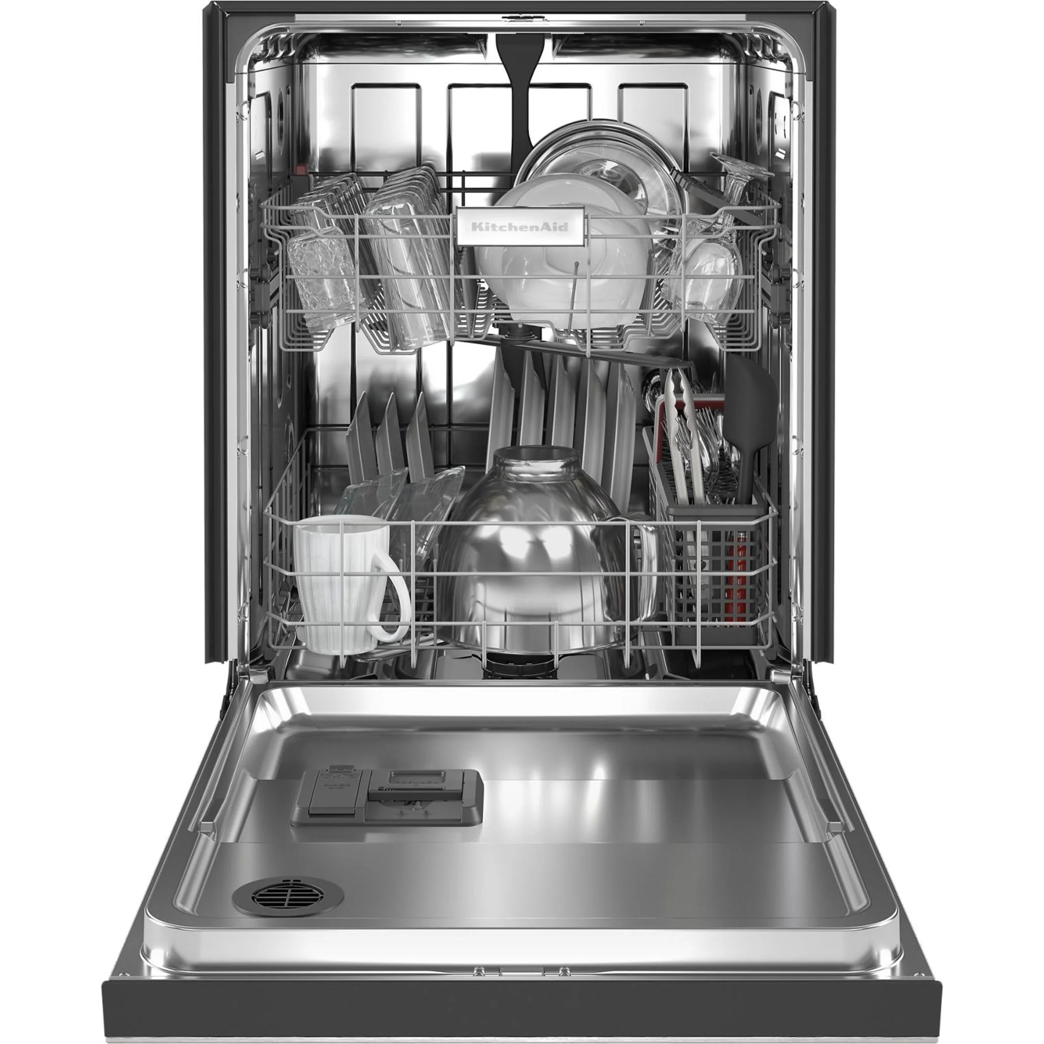 KitchenAid 47 dBA Two-Rack Dishwasher in PrintShield Finish with ProWash Cycle - Stainless Steel (KDFE104KPS) - Image 19