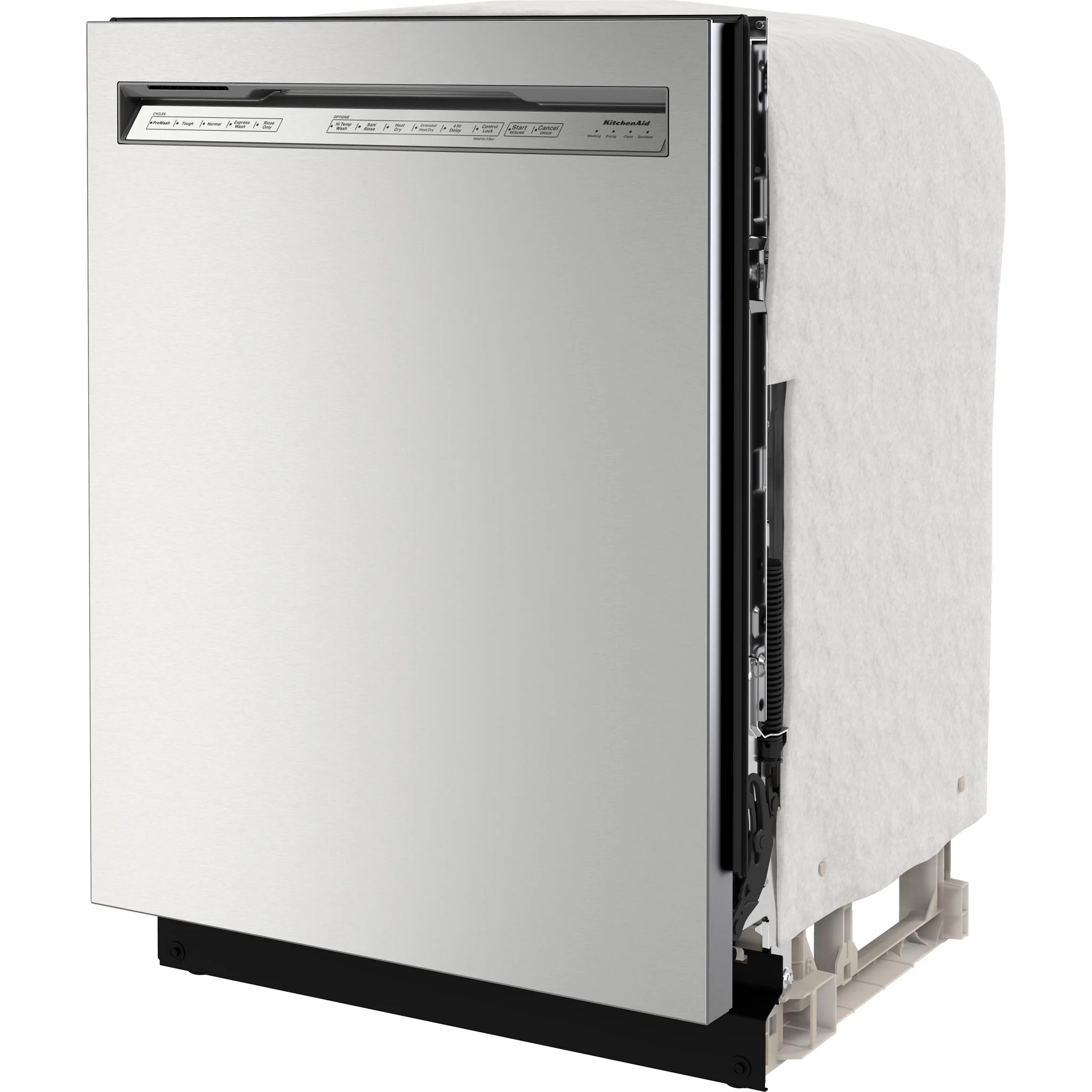 KitchenAid 47 dBA Two-Rack Dishwasher in PrintShield Finish with ProWash Cycle - Stainless Steel (KDFE104KPS) - Image 2
