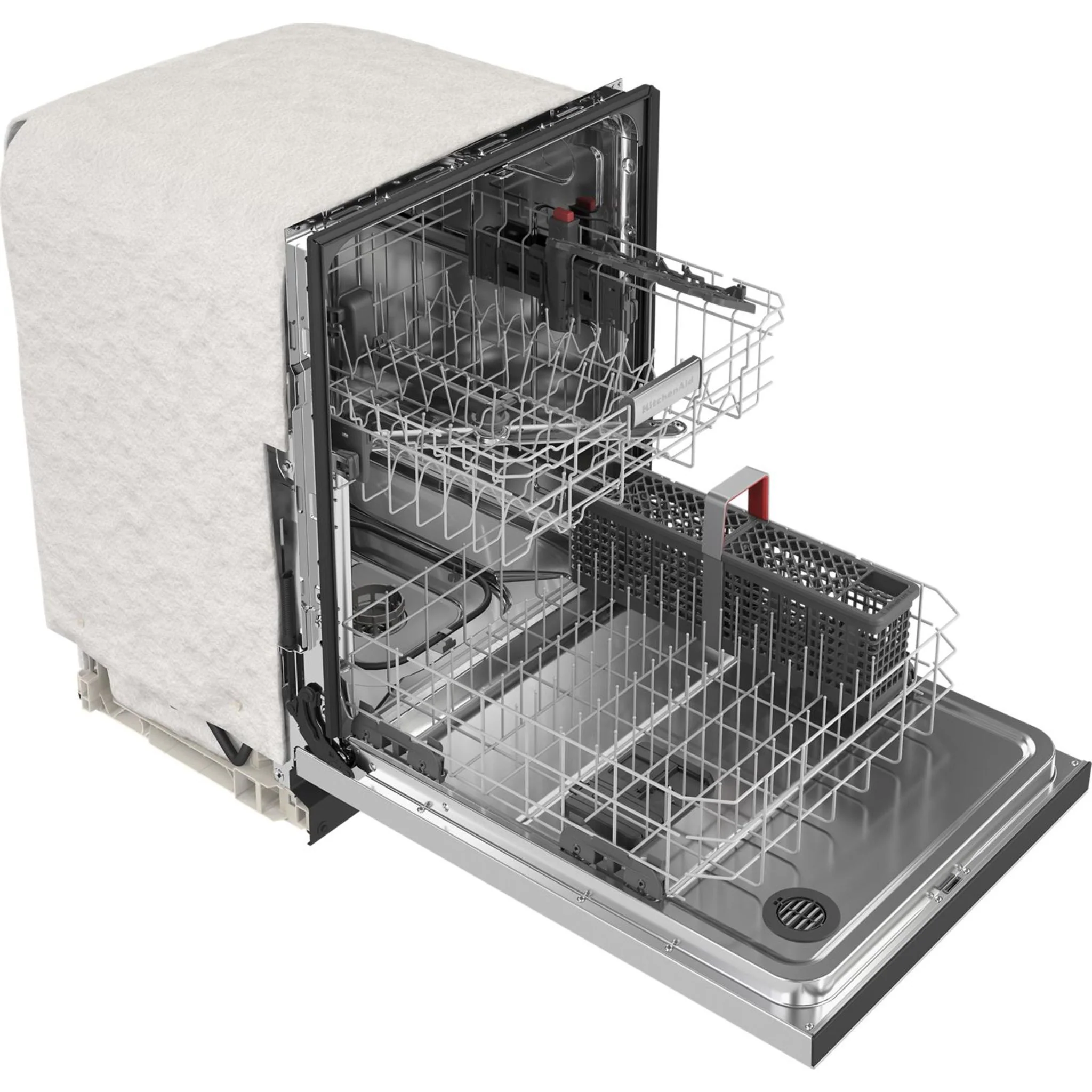 KitchenAid 47 dBA Two-Rack Dishwasher in PrintShield Finish with ProWash Cycle - Stainless Steel (KDFE104KPS) - Image 37