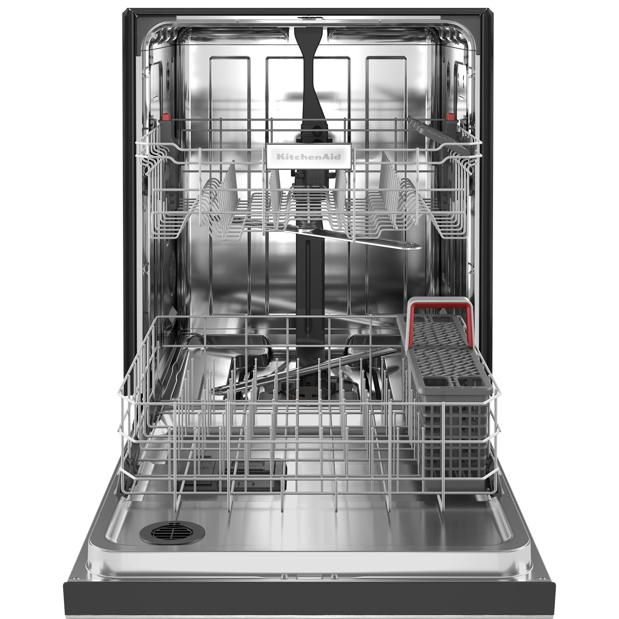 KitchenAid 47 dBA Two-Rack Dishwasher in PrintShield Finish with ProWash Cycle - Stainless Steel (KDFE104KPS) - Image 4
