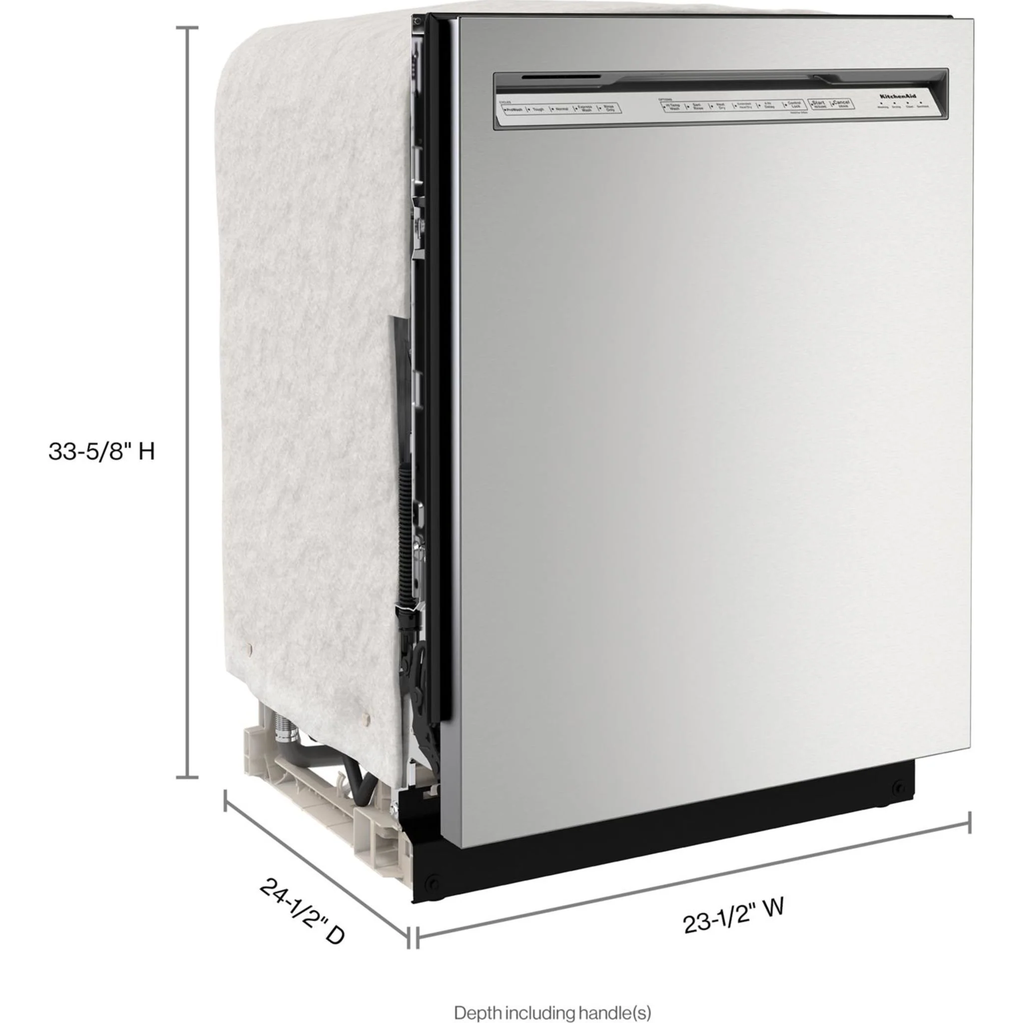 KitchenAid 47 dBA Two-Rack Dishwasher in PrintShield Finish with ProWash Cycle - Stainless Steel (KDFE104KPS) - Image 50