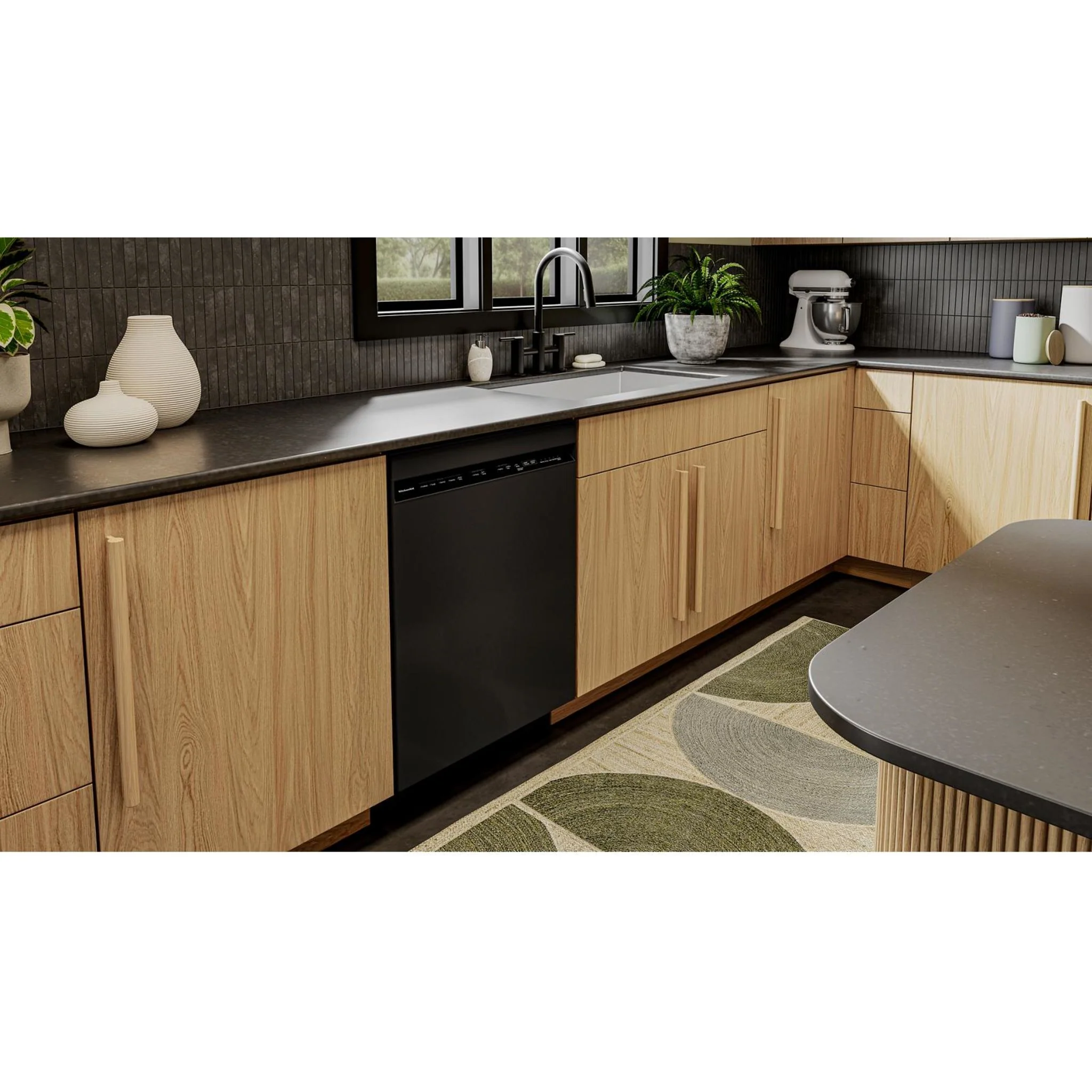 KitchenAid Third Level Utensil Rack Dishwasher with 30+ Total Wash Jets, 47 dBA -Black (KDFS224SBL) - Image 2