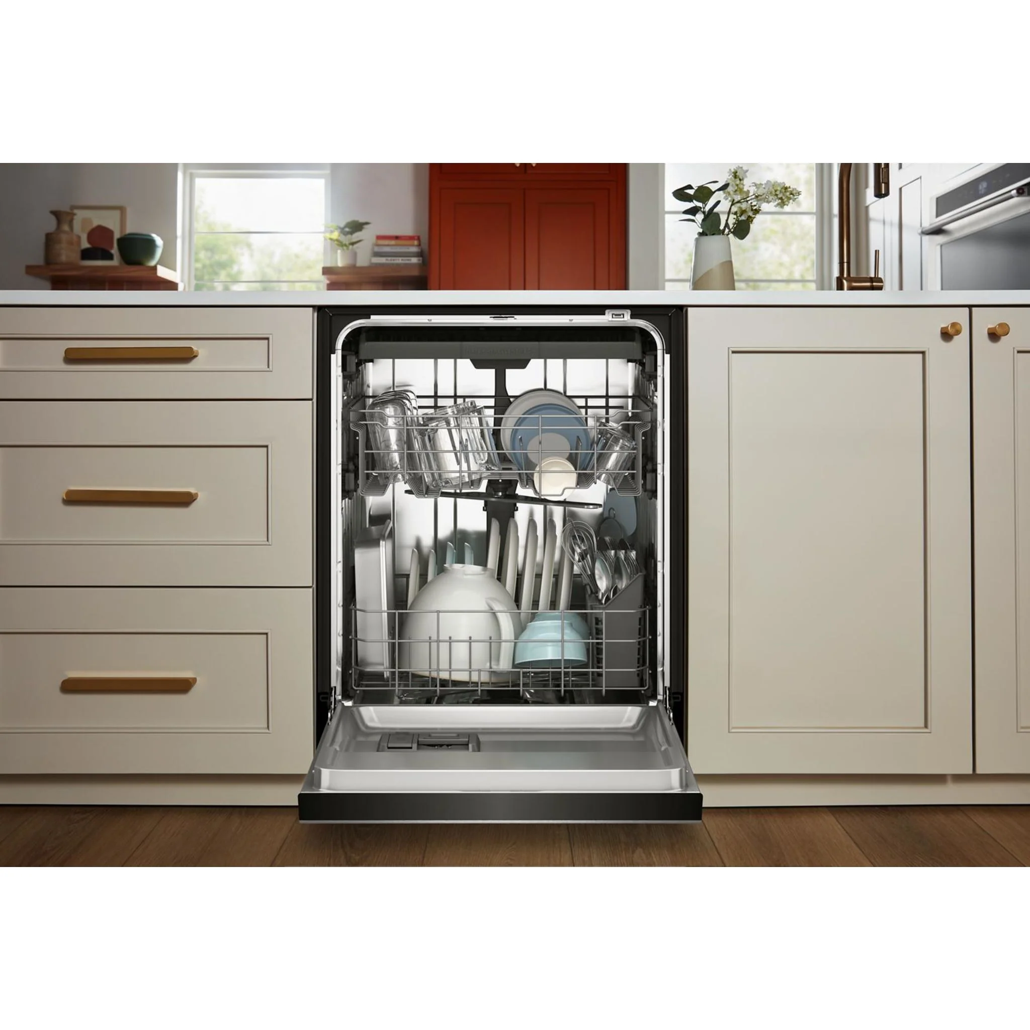 KitchenAid Third Level Utensil Rack Dishwasher with 30+ Total Wash Jets in PrintShieldFinish, 47 dBA -PrintShield Stainless (KDFS224SPS) - Image 7