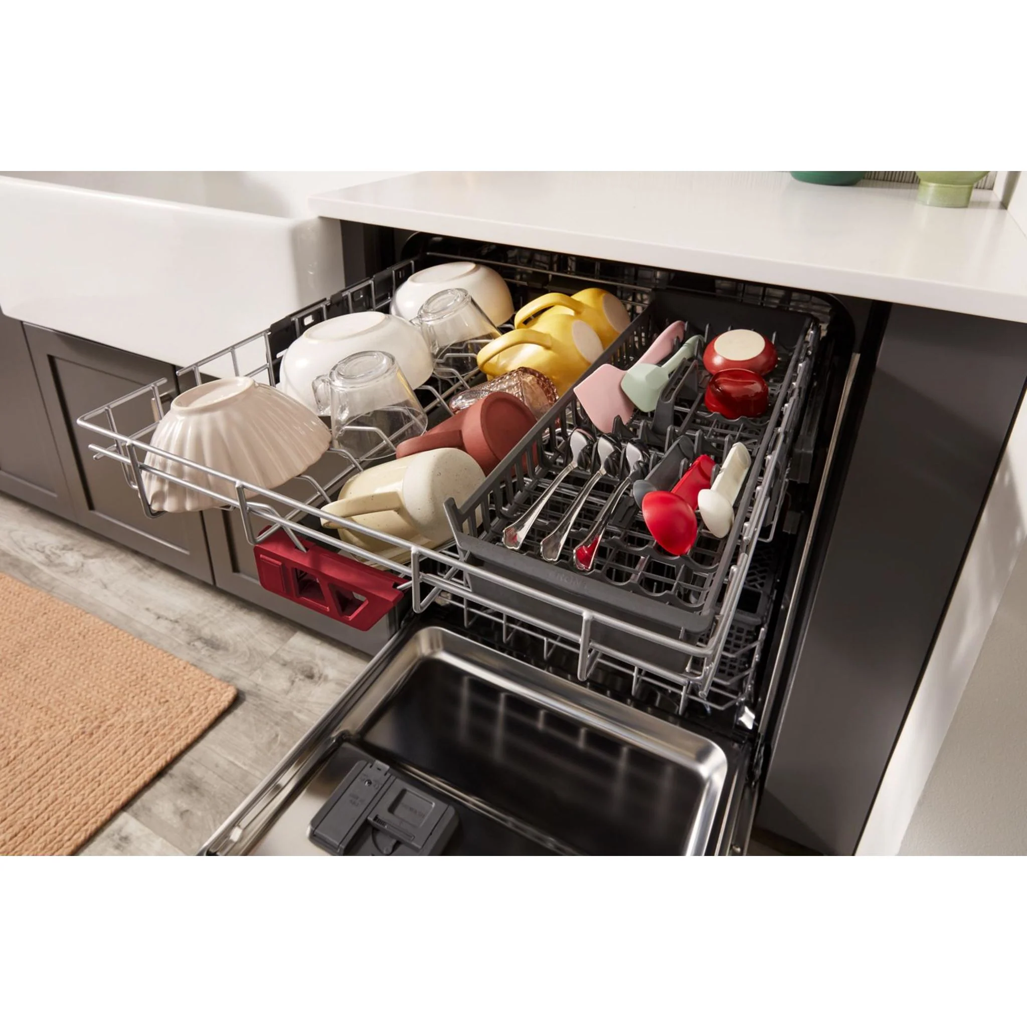 KitchenAid Third Level Jet Rack Dishwasher with 40+ Total Wash Jets, 41 dBA -Black Ore (KDFS324SBE) - Image 3
