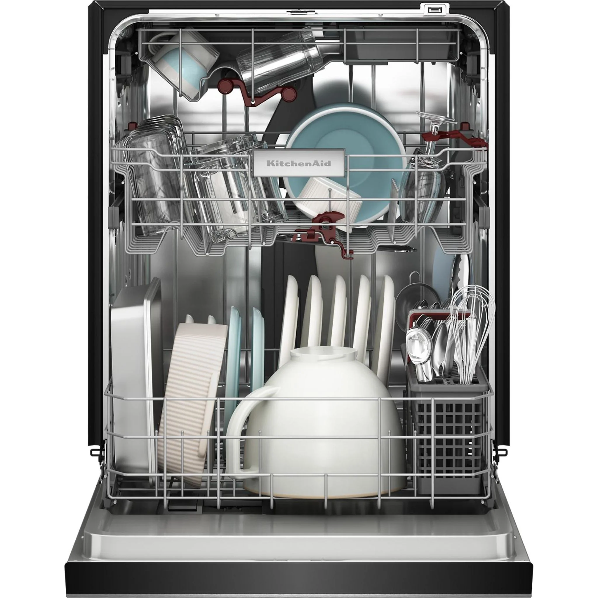 KitchenAid 360 Max JetsThird Rack Dishwasher with ProDrySystem, 44 dBA -Black Ore (KDFS424SBE) - Image 8