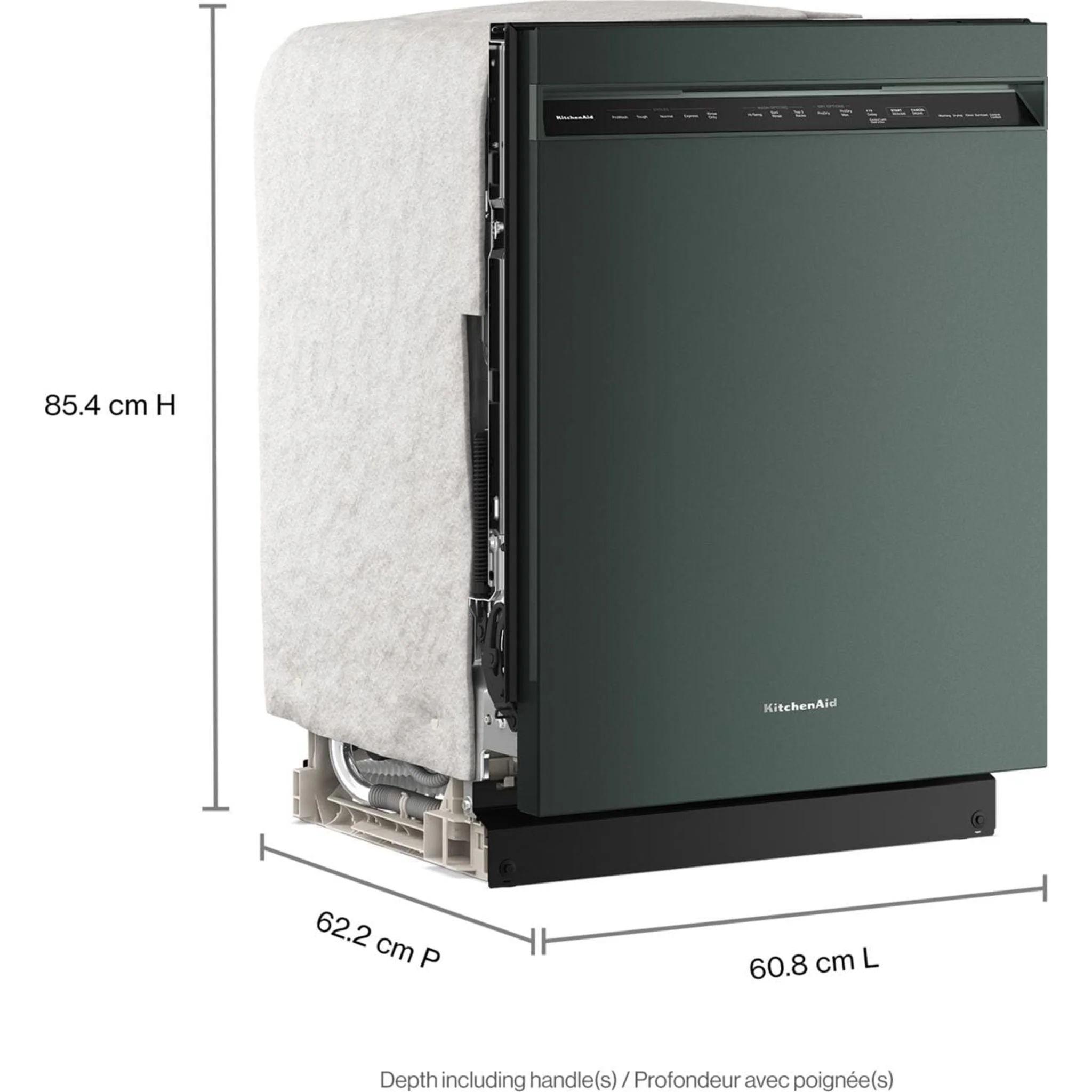 KitchenAid 360 Max JetsThird Rack Dishwasher with ProDrySystem, 44 dBA -Juniper (KDFS424SJP) - Image 16