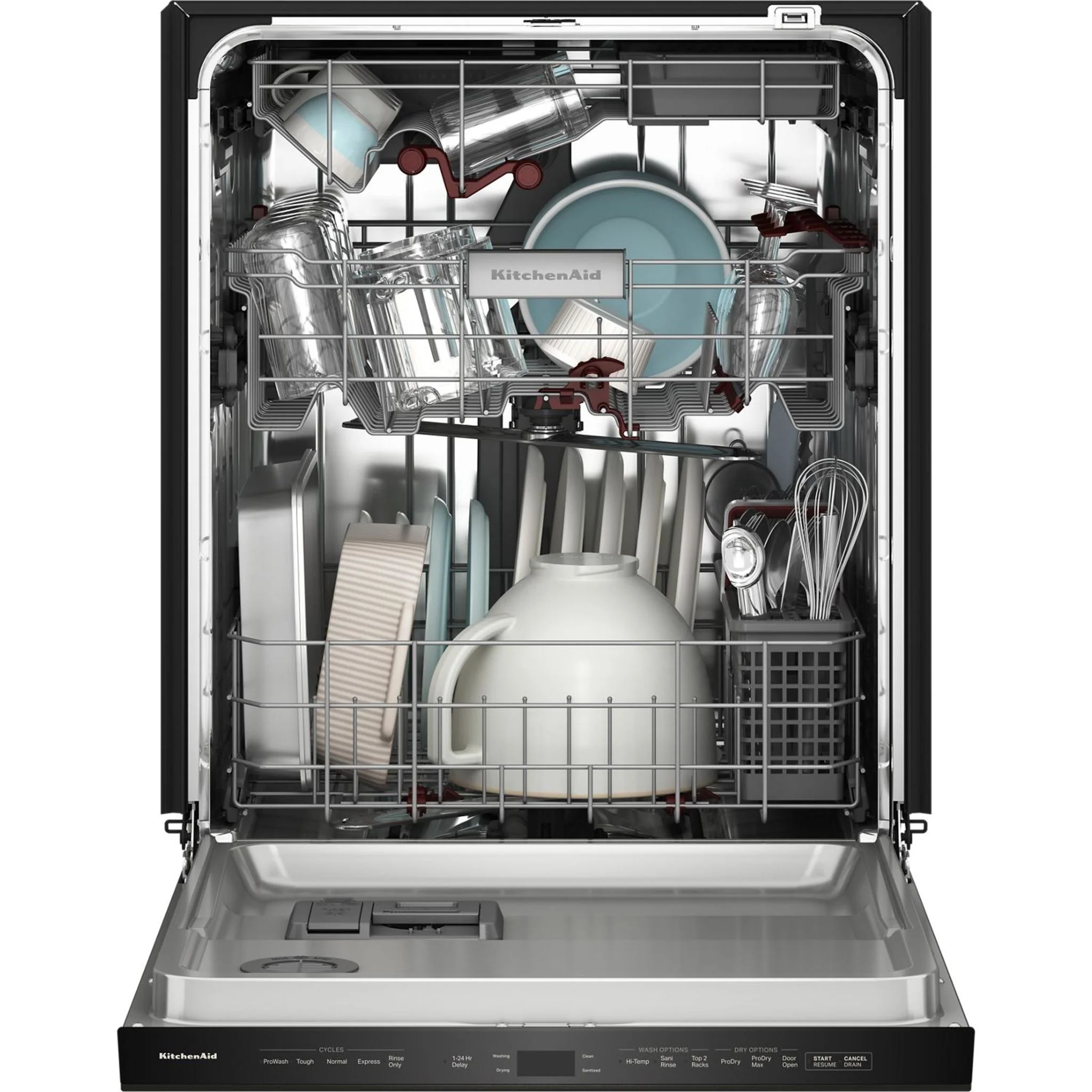 KitchenAid 360 Max JetsThird Rack Dishwasher with Advanced ProDrySystem, 44 dBA -Black Ore (KDPS624SBE) - Image 22