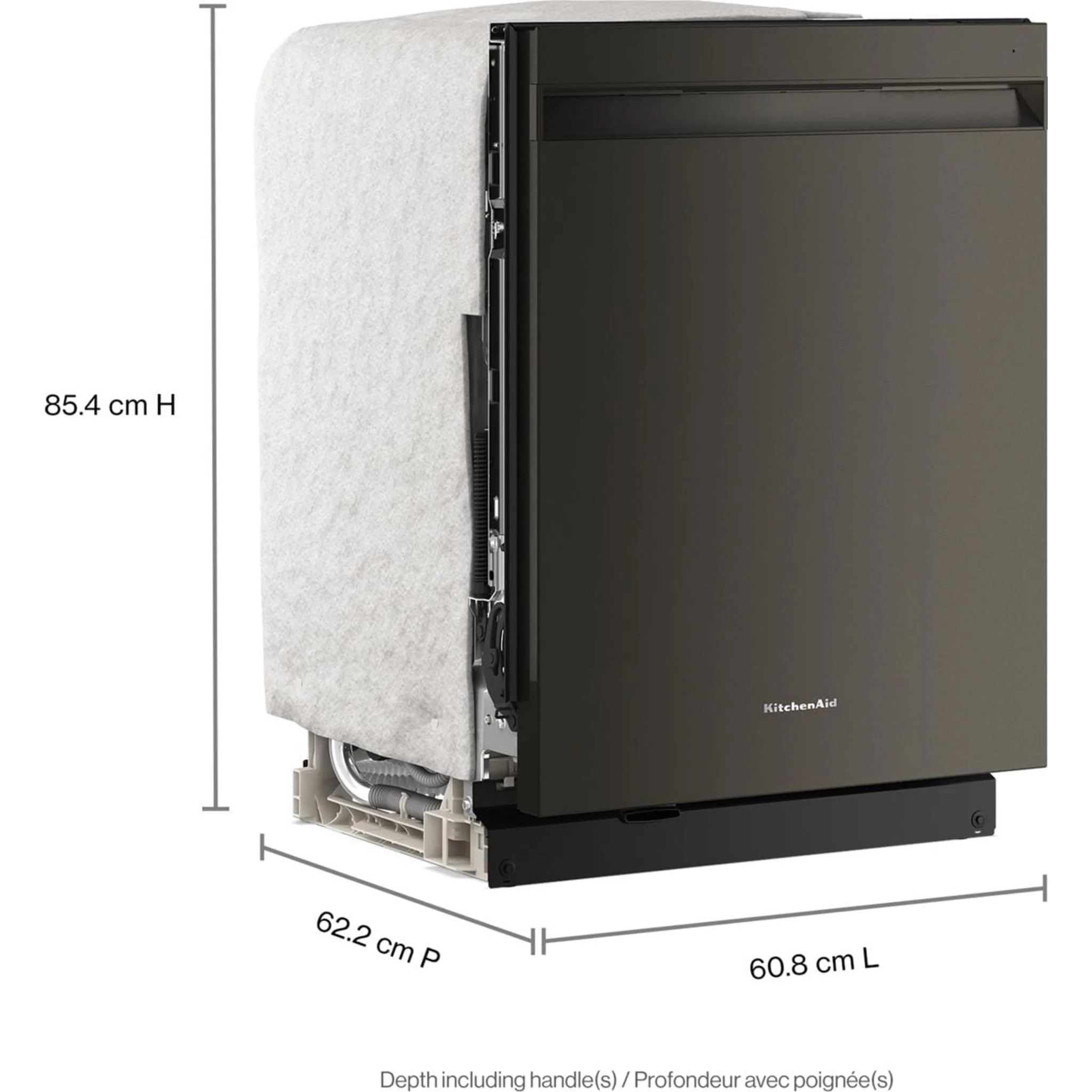KitchenAid 360 Max JetsThird Rack Dishwasher with Advanced ProDrySystem, 44 dBA -Black Ore (KDPS624SBE) - Image 24